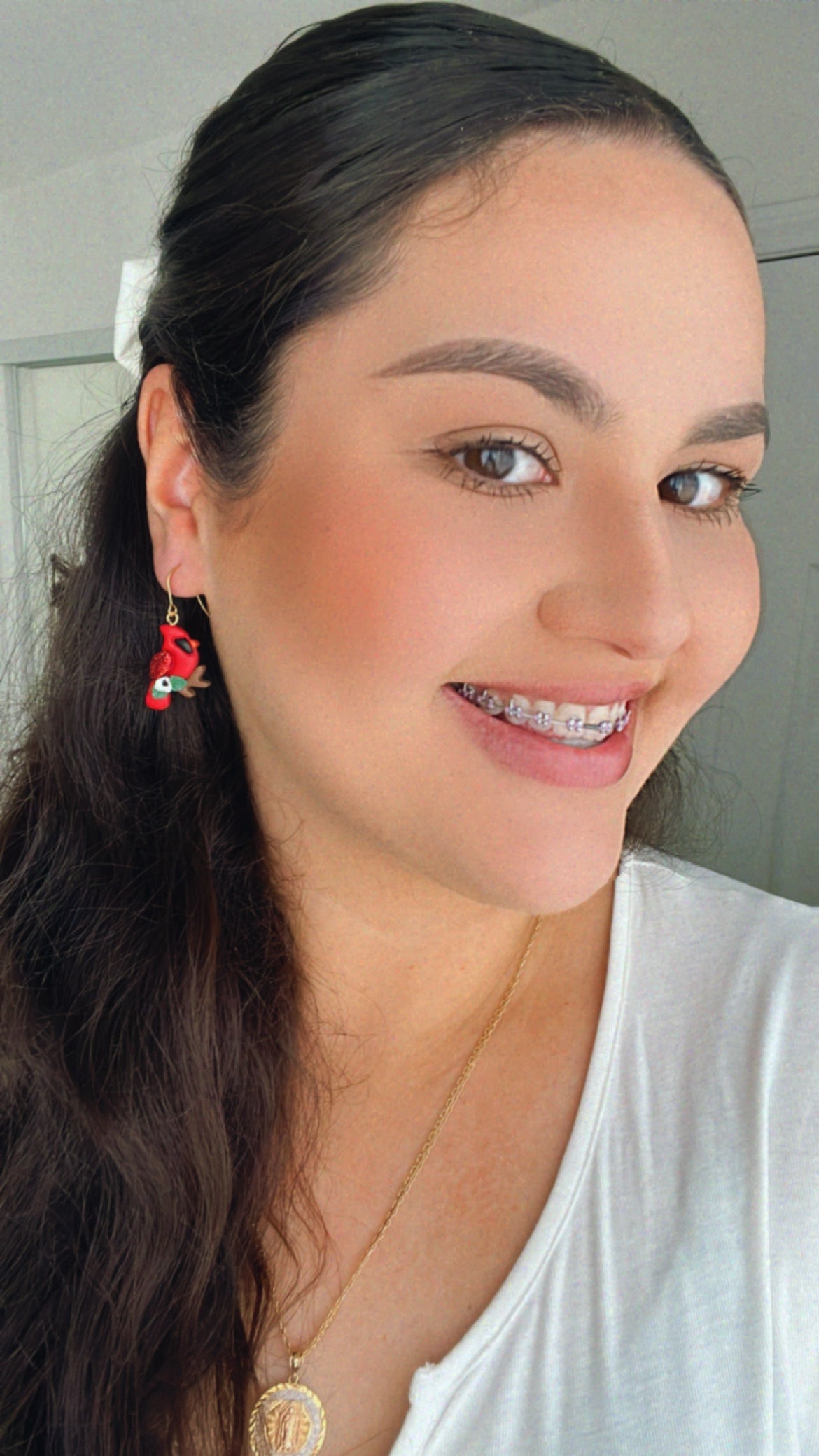 Cardinal Bird Earrings