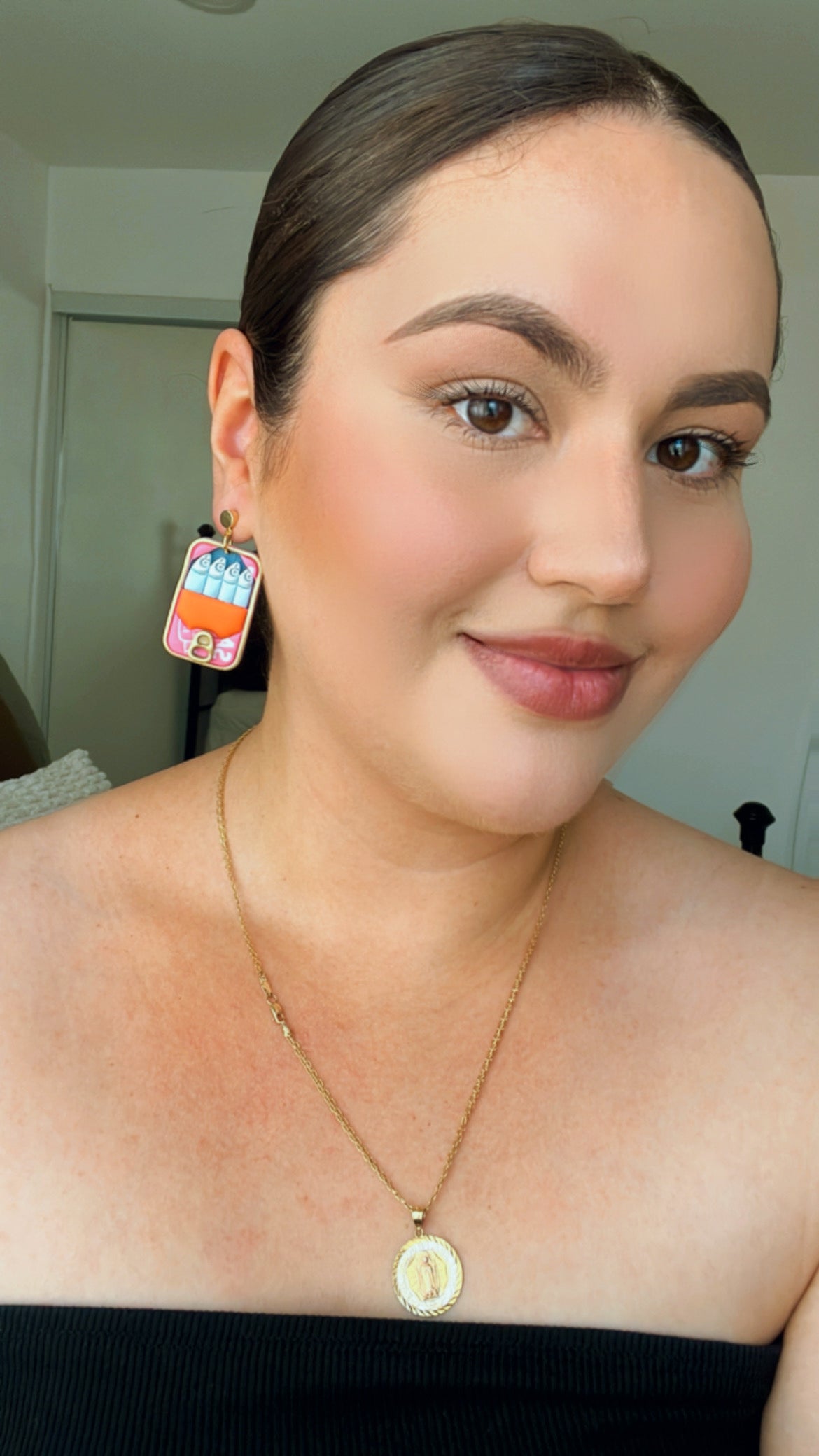 Sardine Tin Earrings