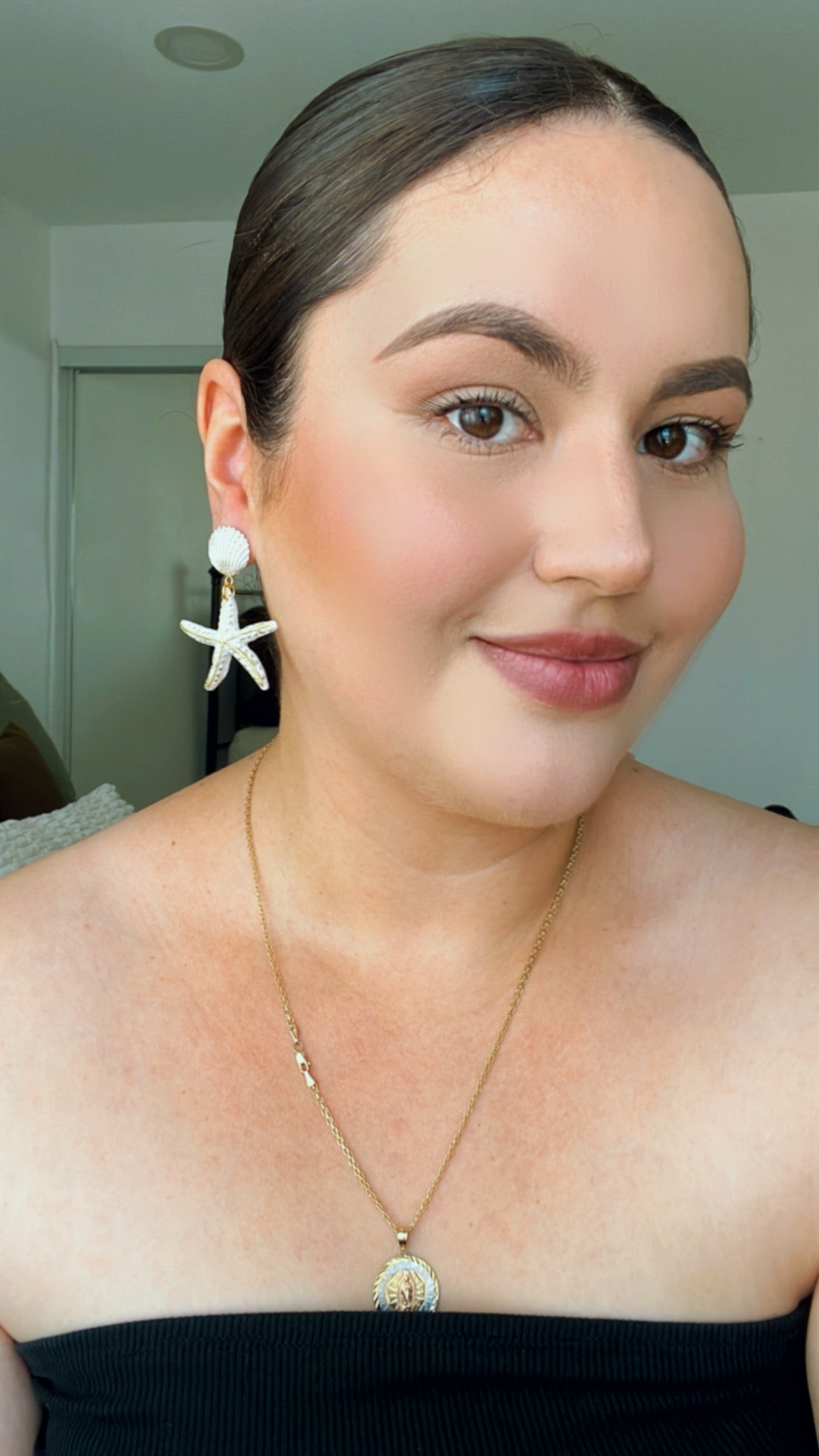 Starfish and Seashell Earrings