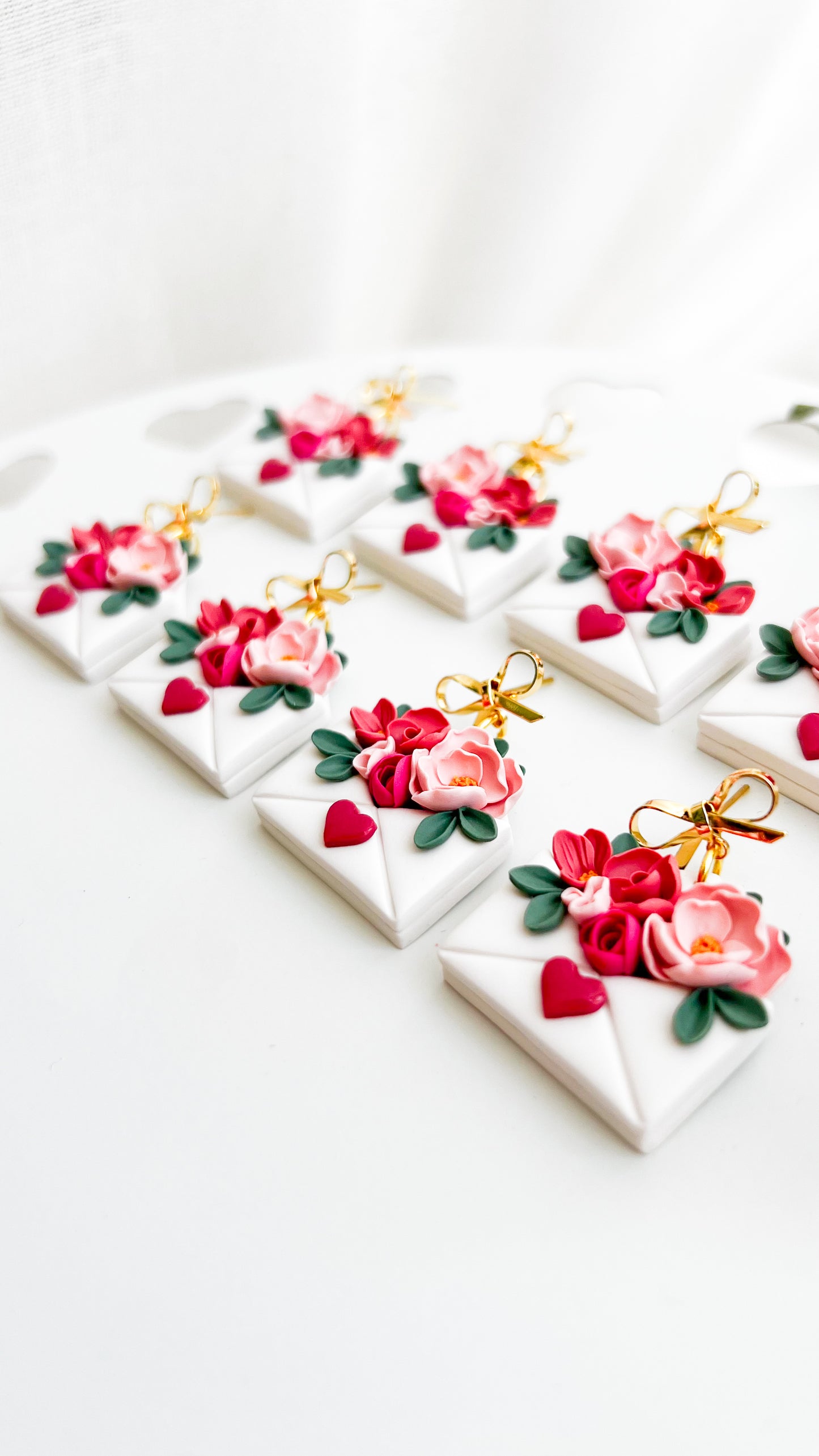 Love Letter Flower Earrings