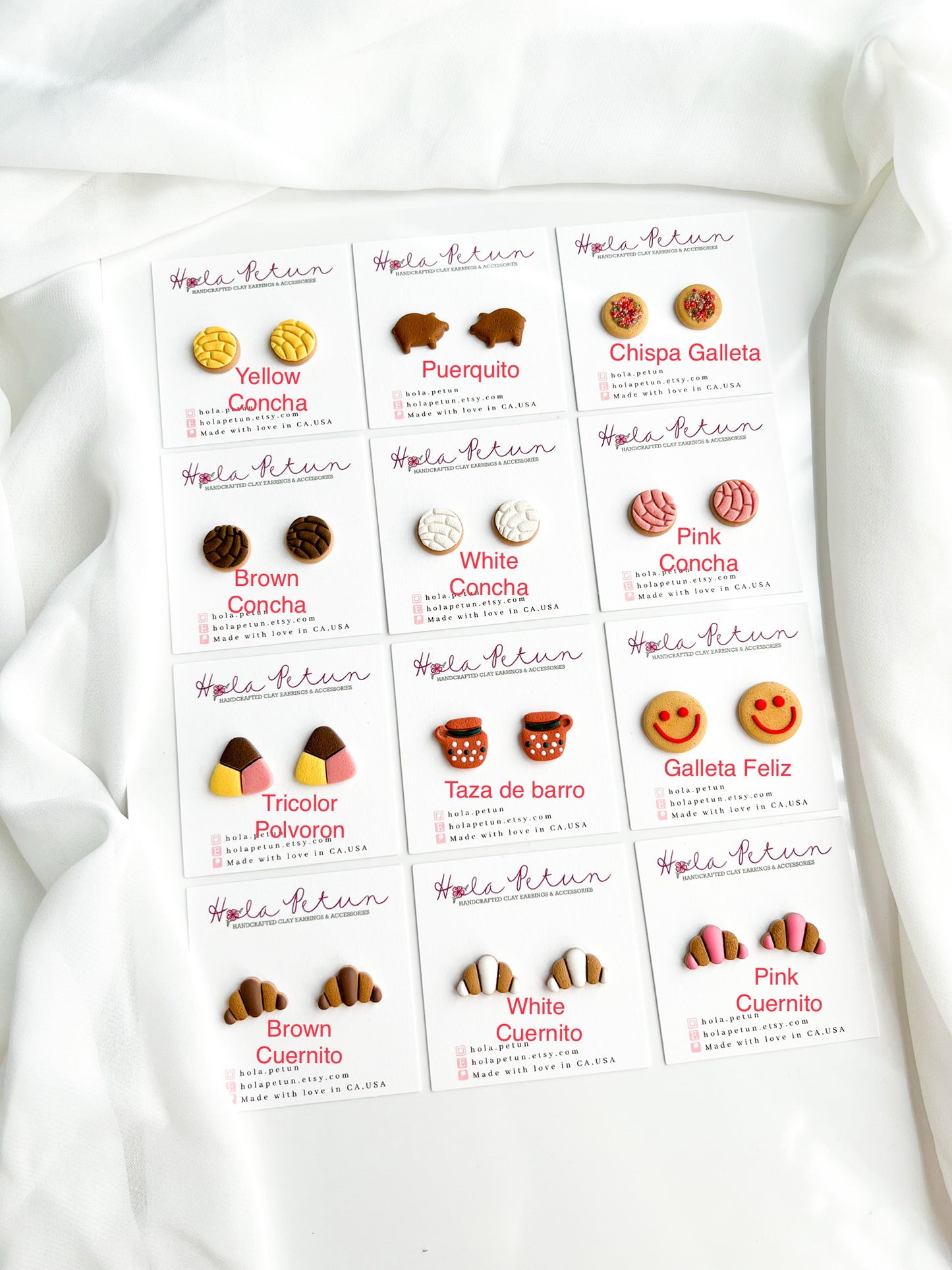 Pan Dulce Studs