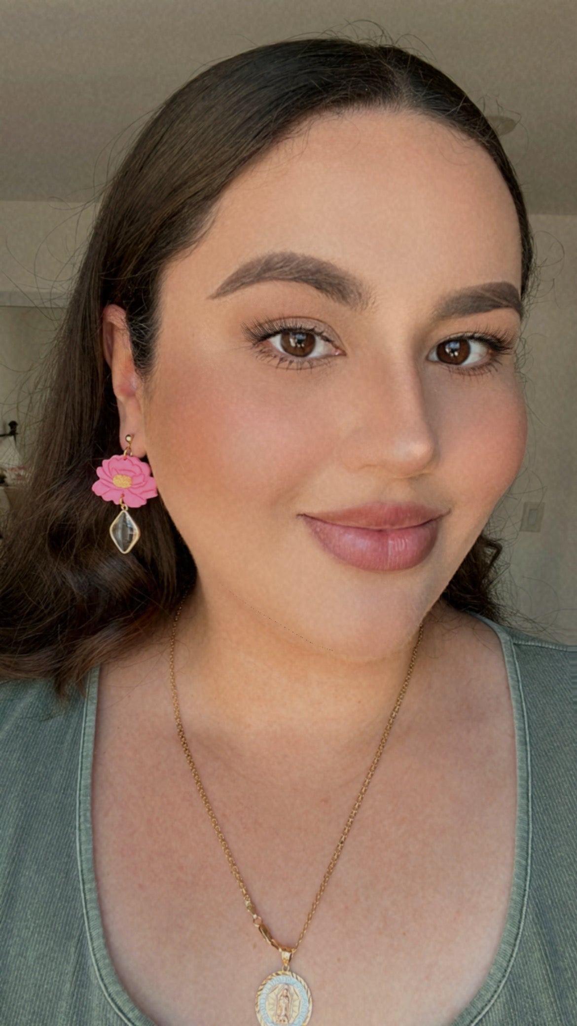 Peony Dangle Earrings