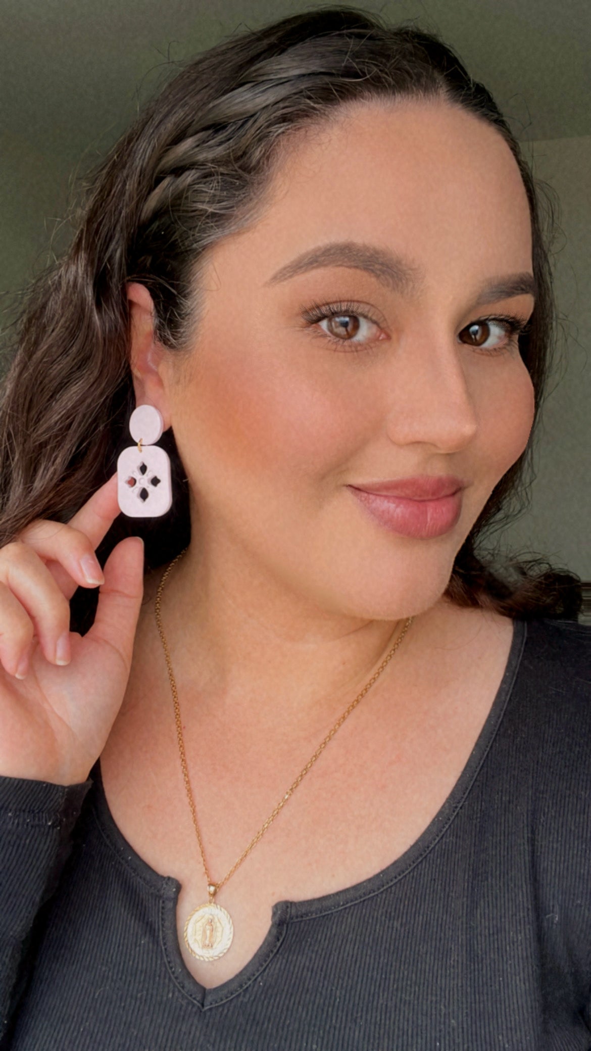 Flower Cutout Earrings