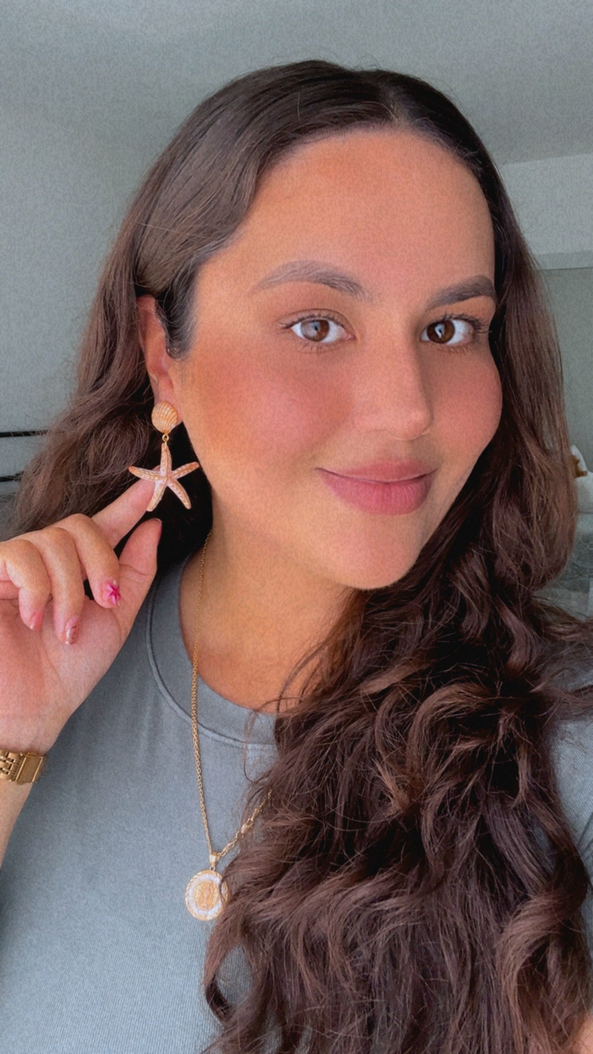 Starfish and Seashell Earrings