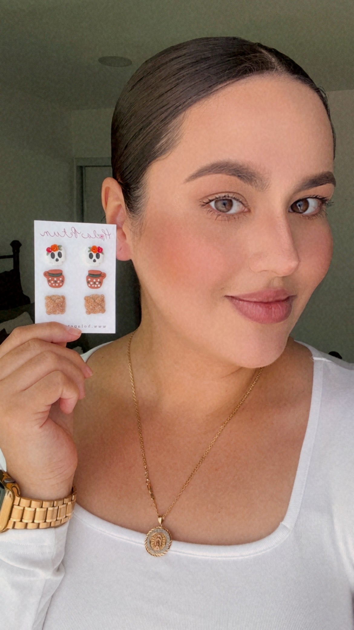 Day of the Dead Stud Earrings