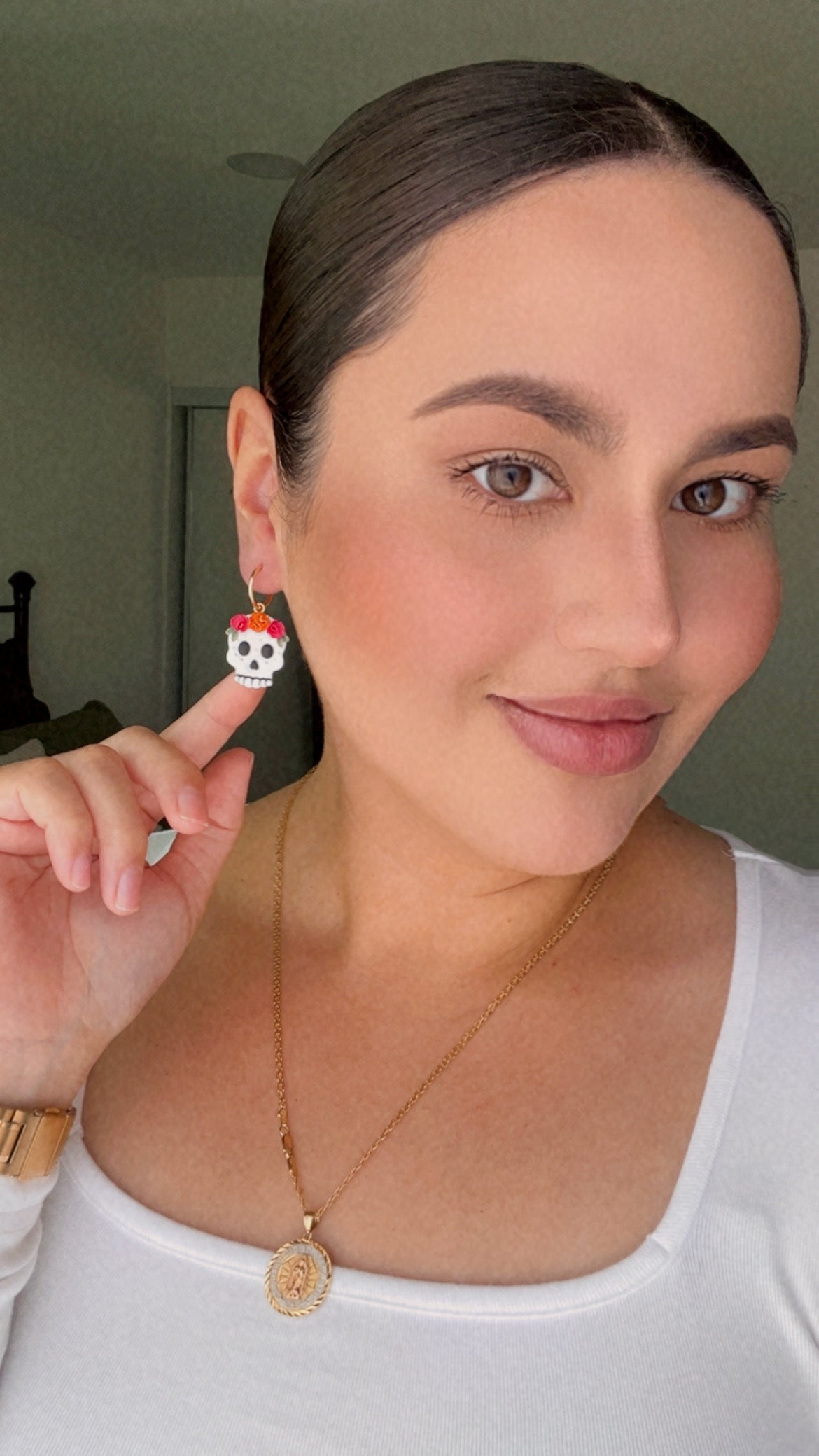 Calaverita Skull Earrings
