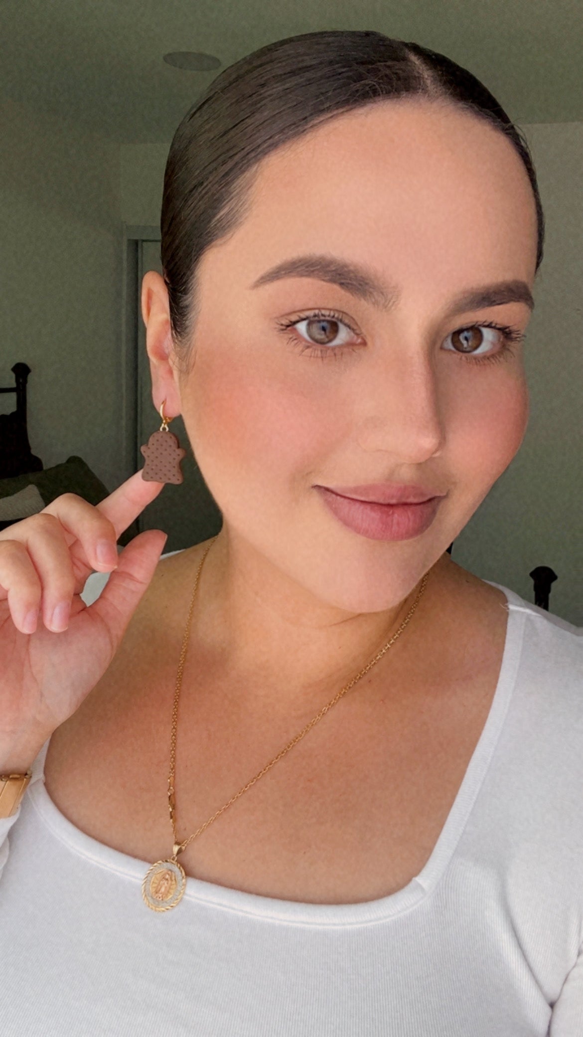 Ghost Ice Cream Sandwich Earrings