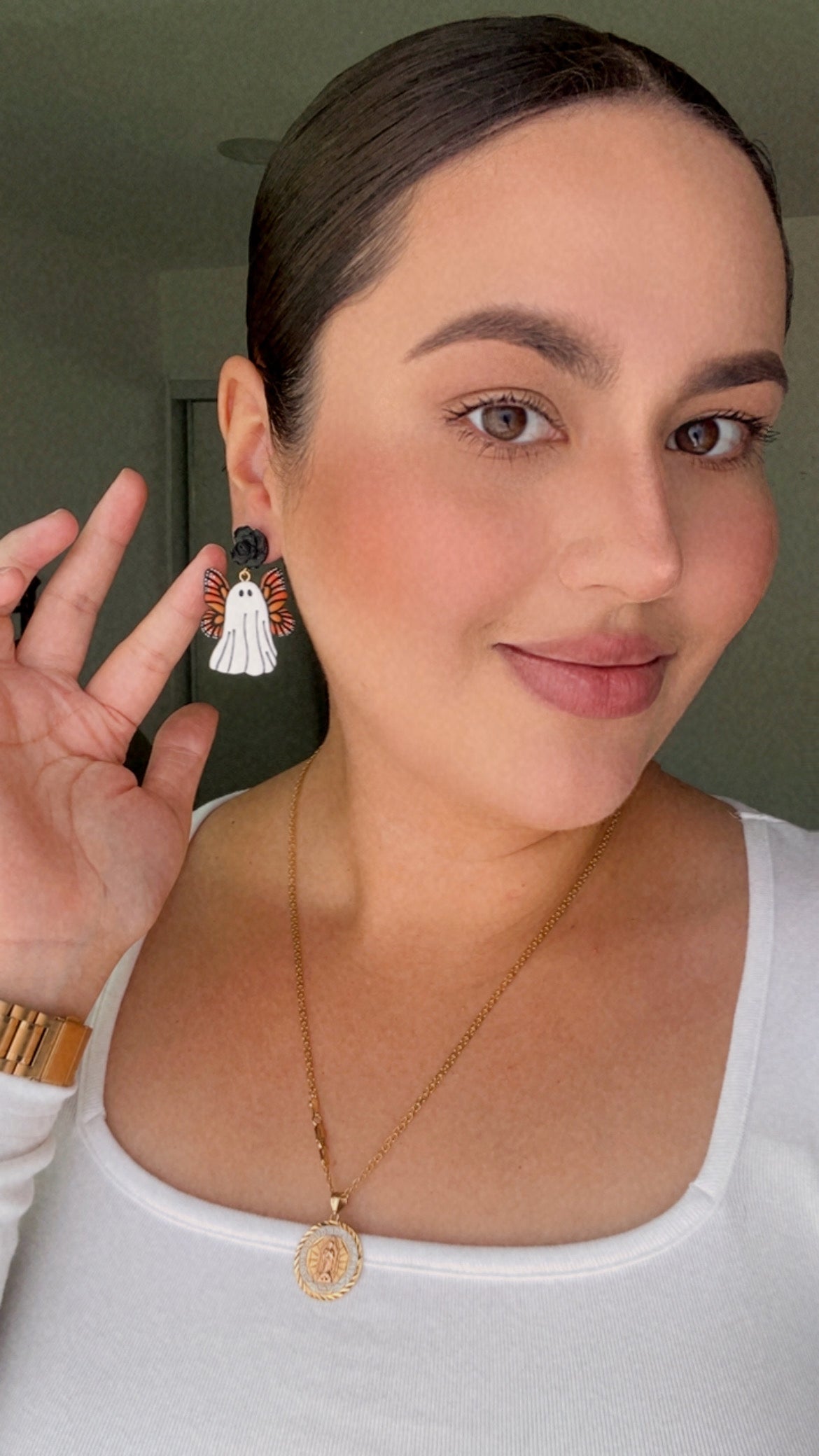 Monarch Ghost Earrings