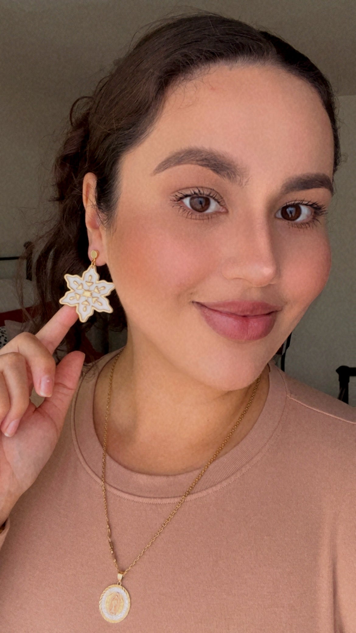 Folk Snowflake Earrings