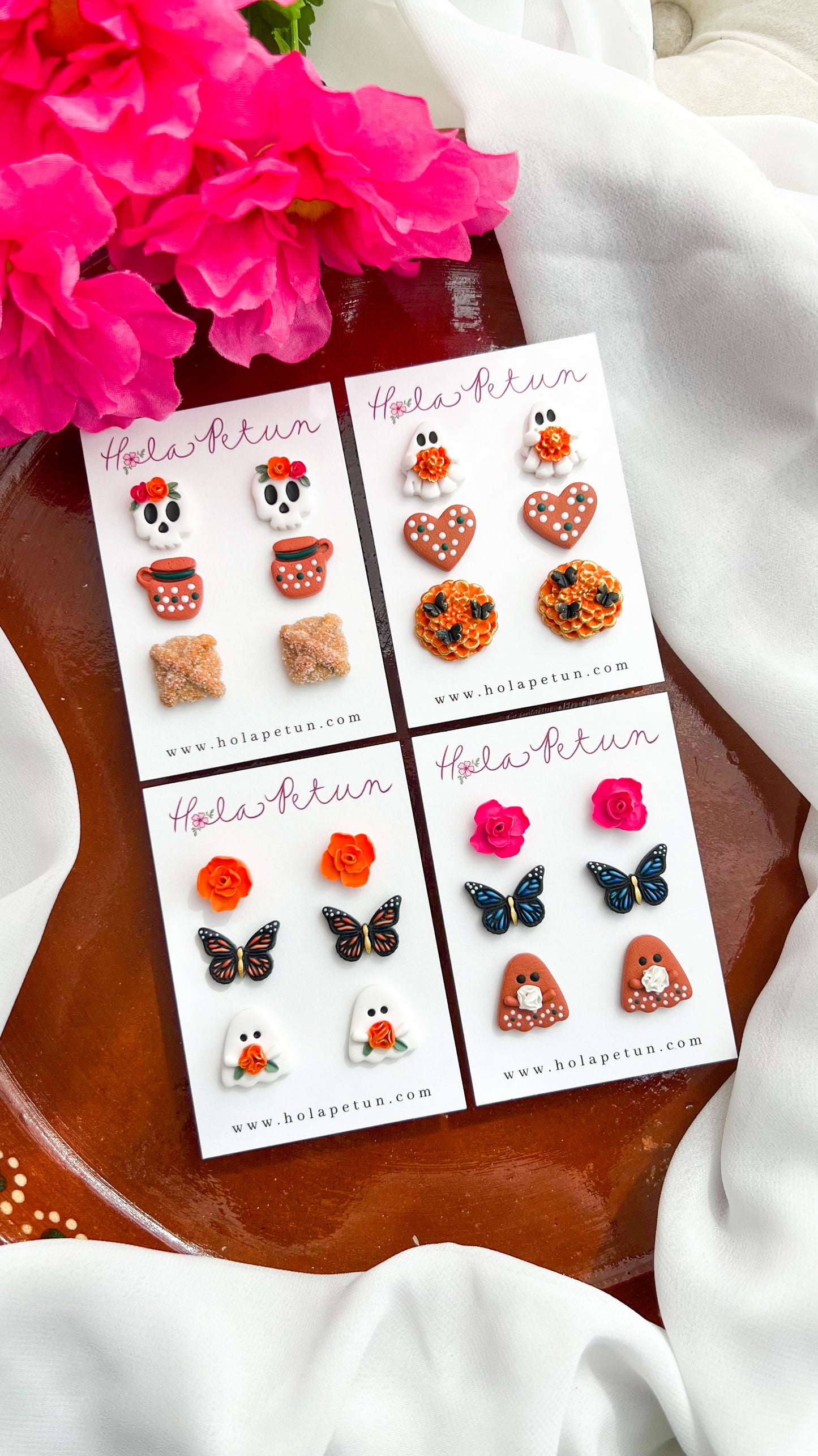 Day of the Dead Stud Earrings