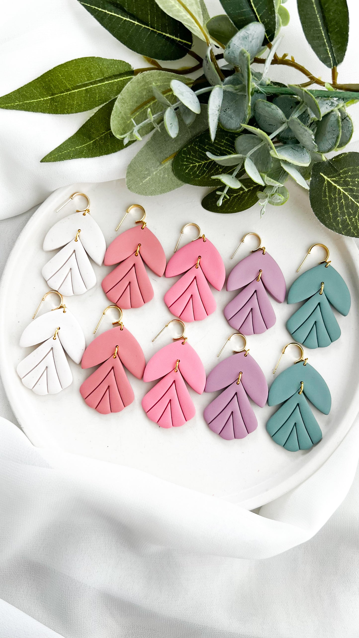 Tiered Petal Earrings