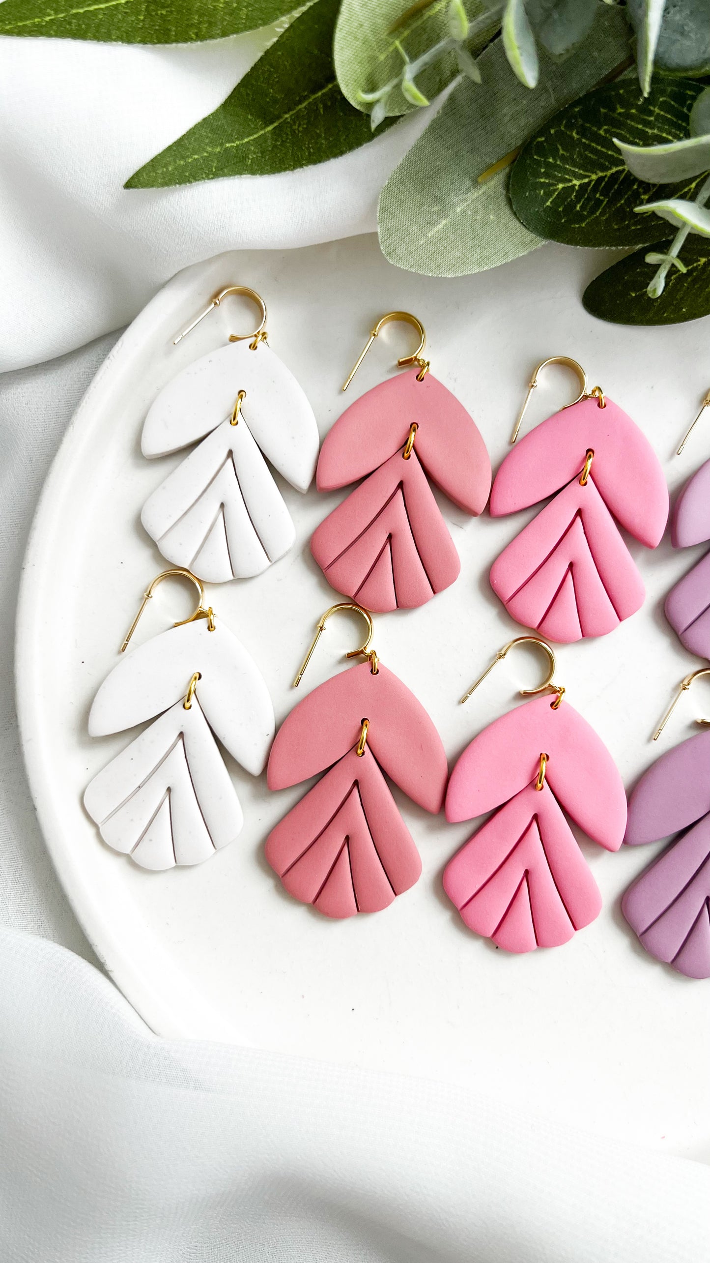 Tiered Petal Earrings
