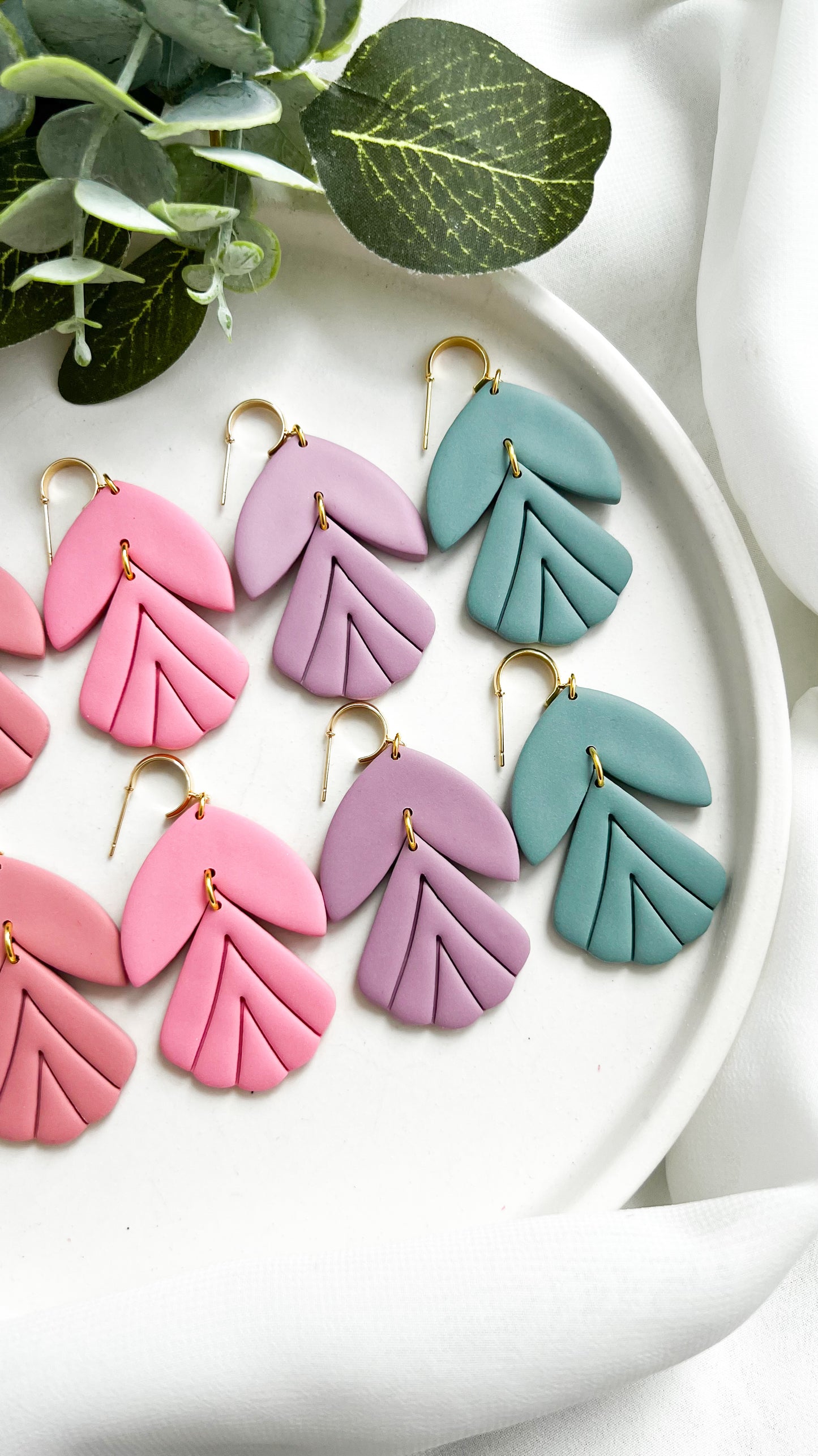 Tiered Petal Earrings