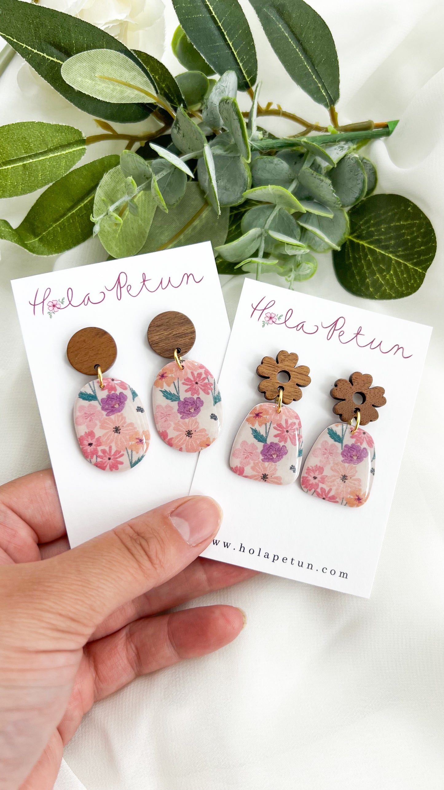 Blooming Print Earrings