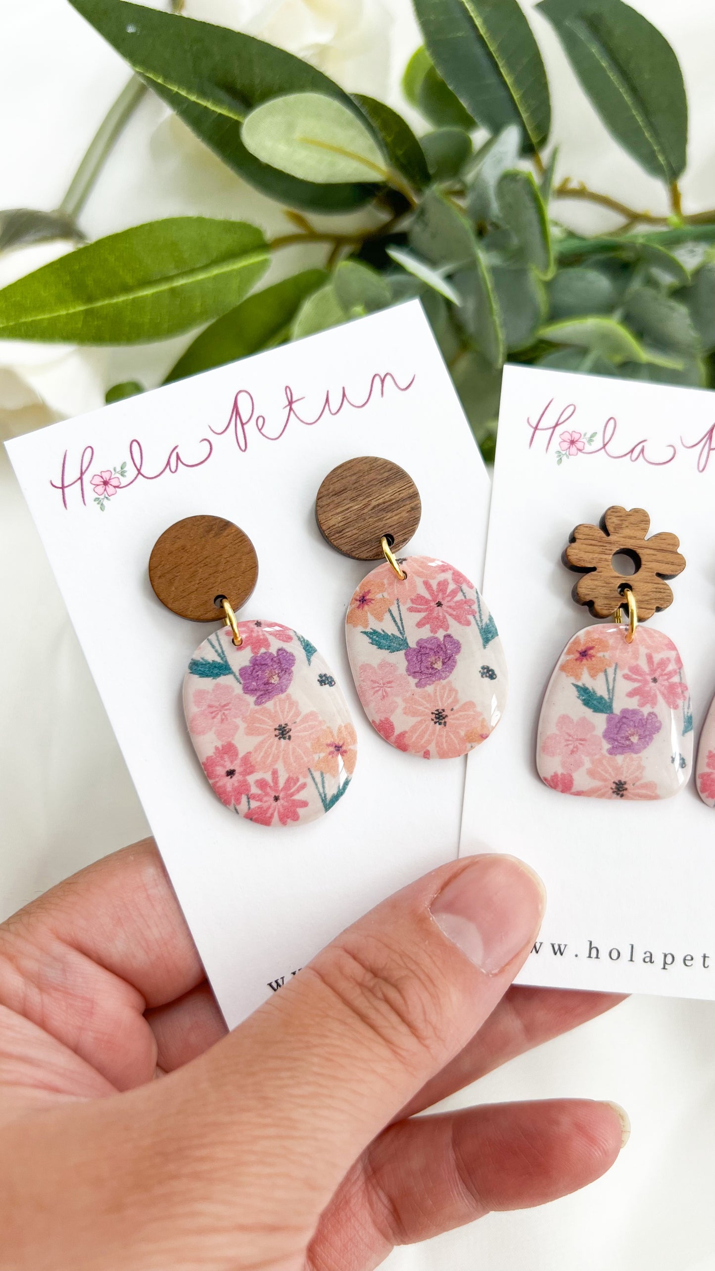 Blooming Print Earrings