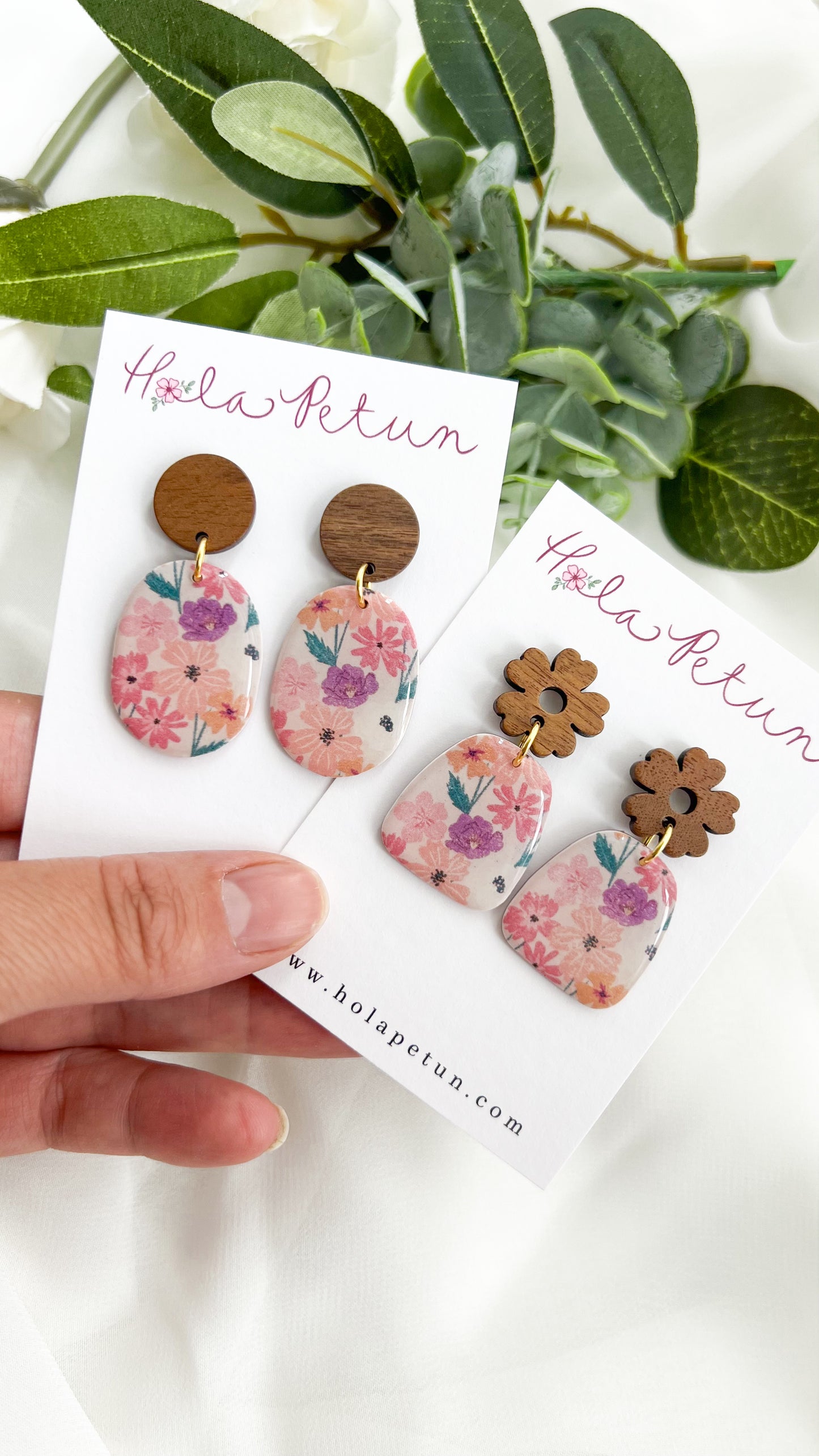 Blooming Print Earrings