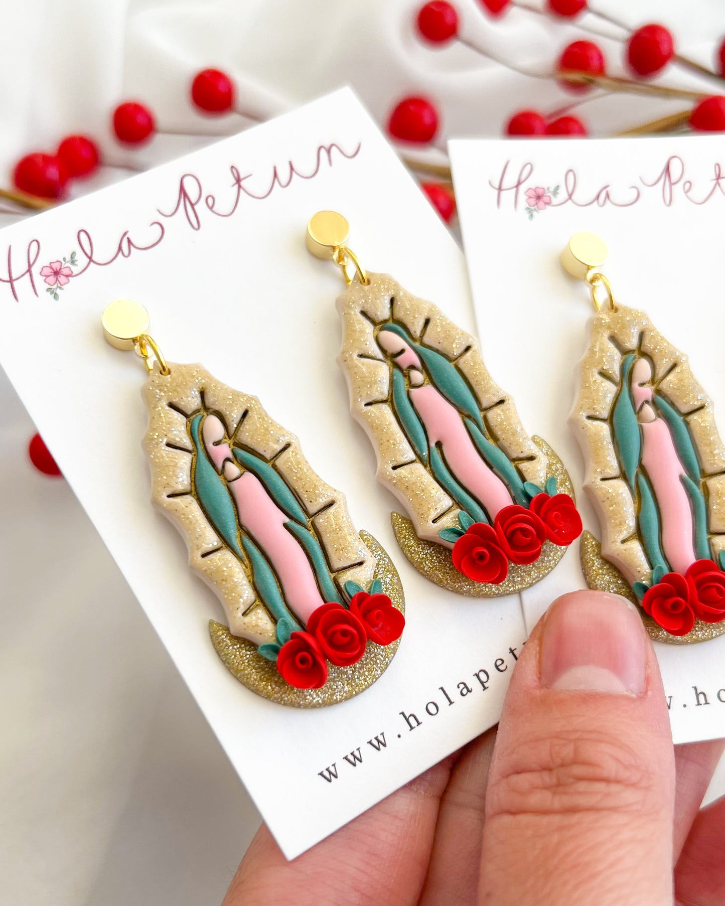 Virgen De Guadalupe Earrings