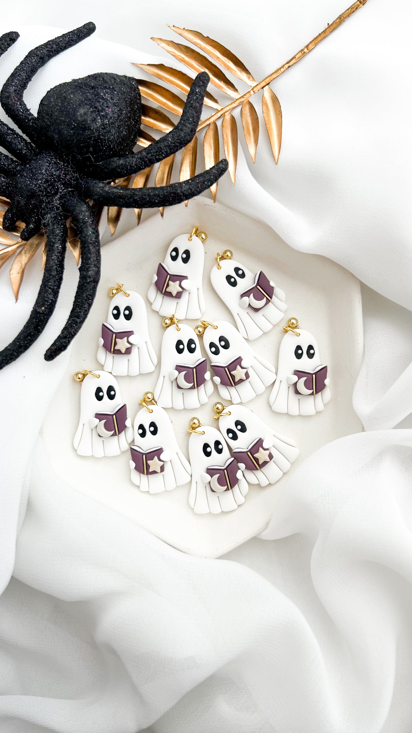 Bookish Ghost Earrings