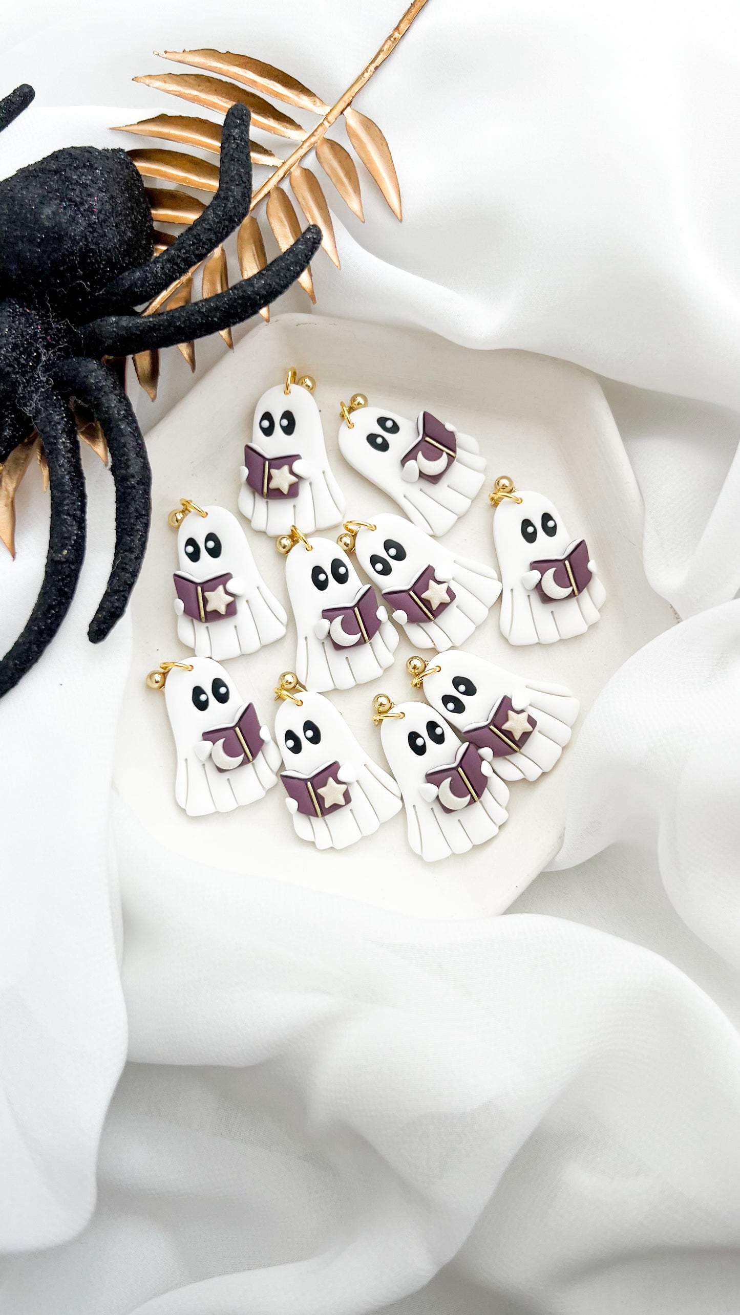 Bookish Ghost Earrings