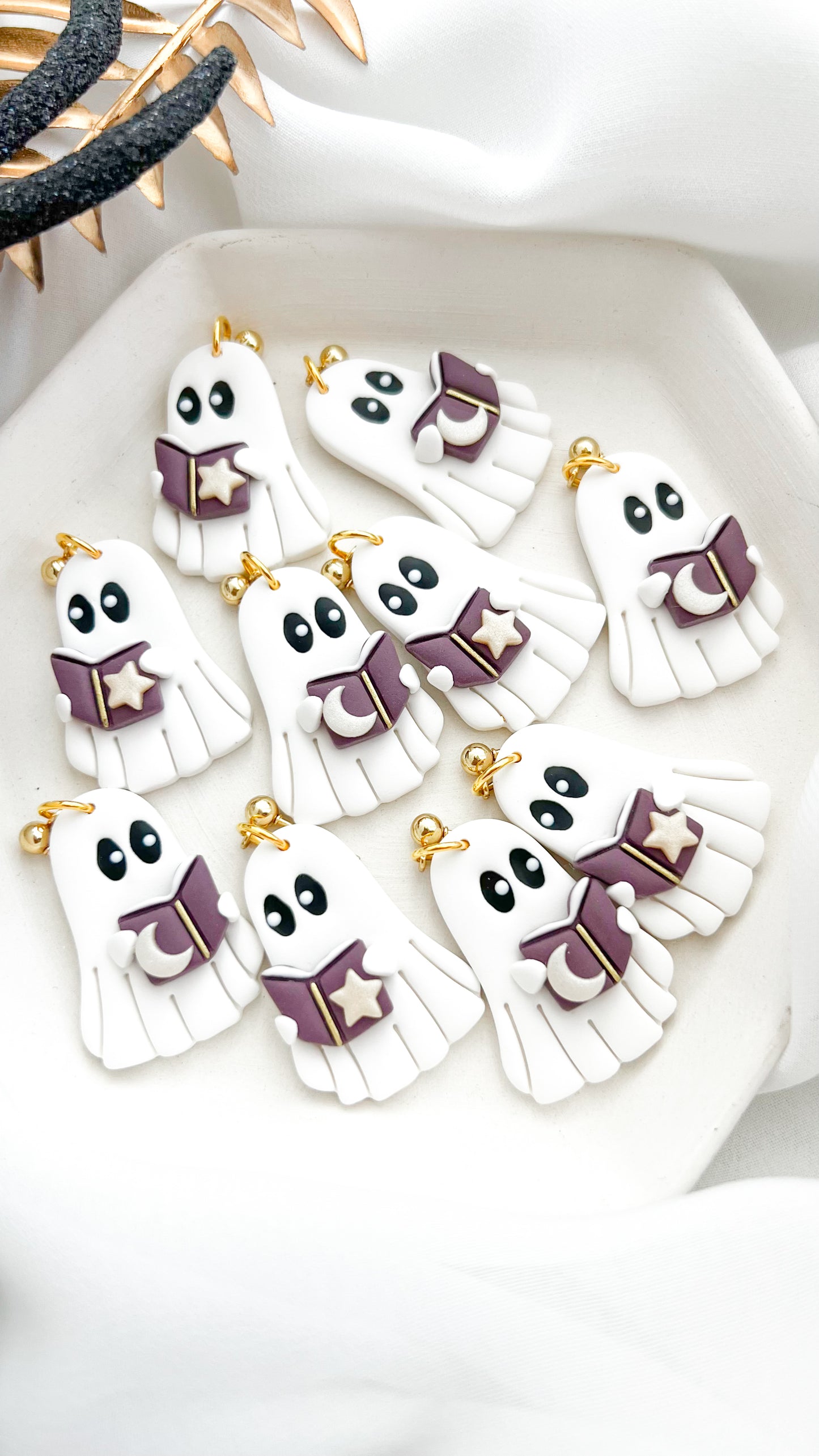 Bookish Ghost Earrings