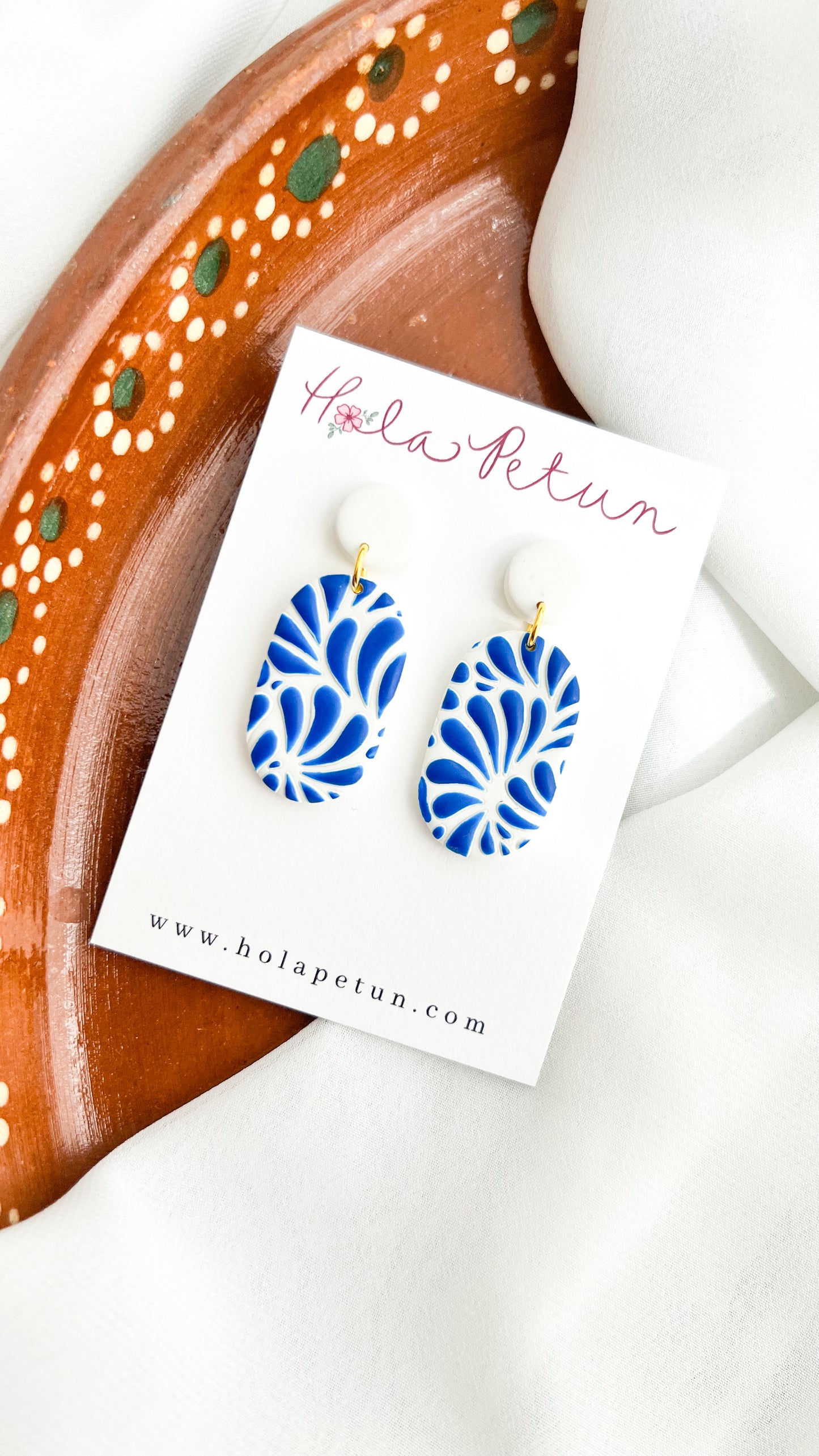 Blue Talavera Earrings