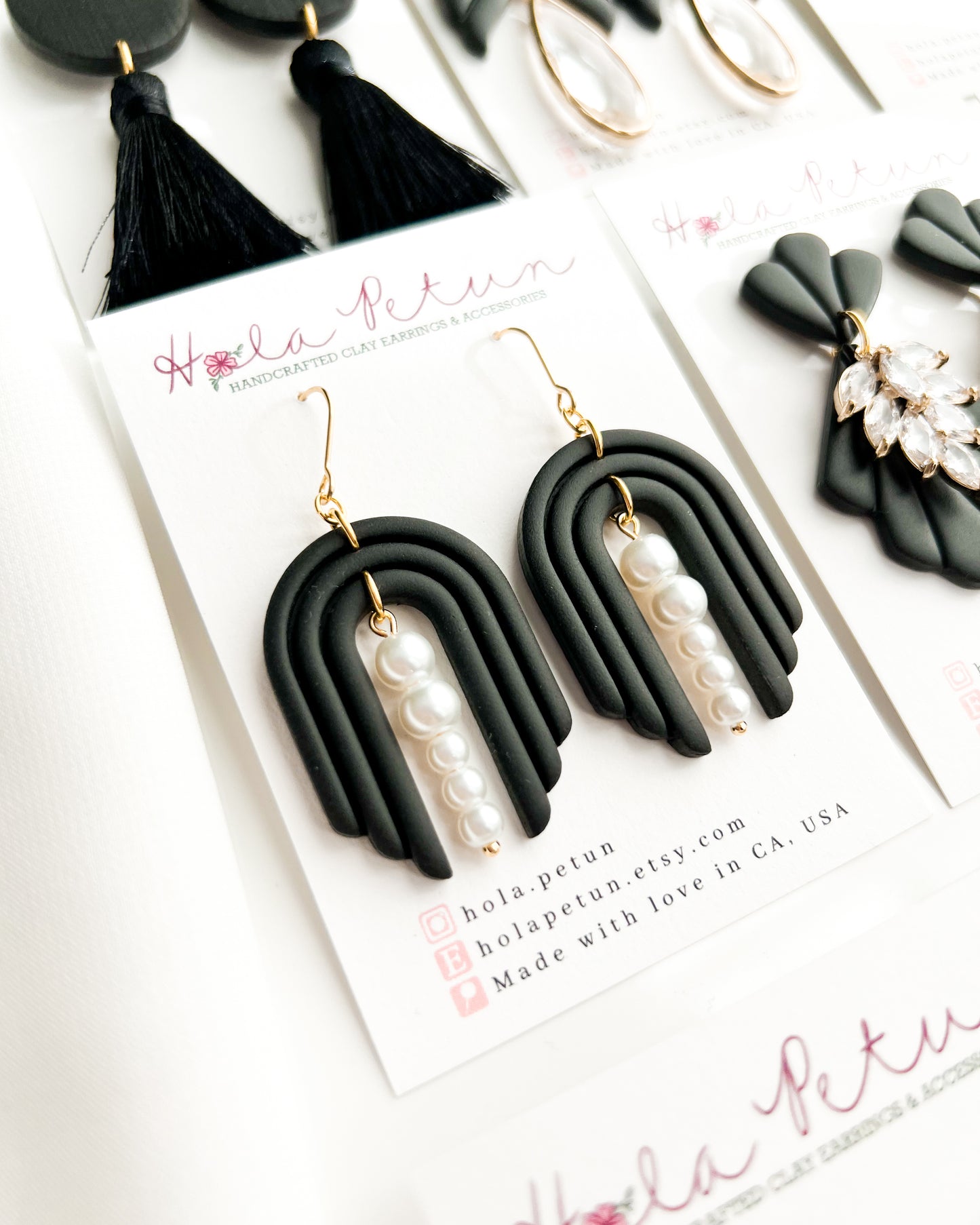 Black to Basics Earrings