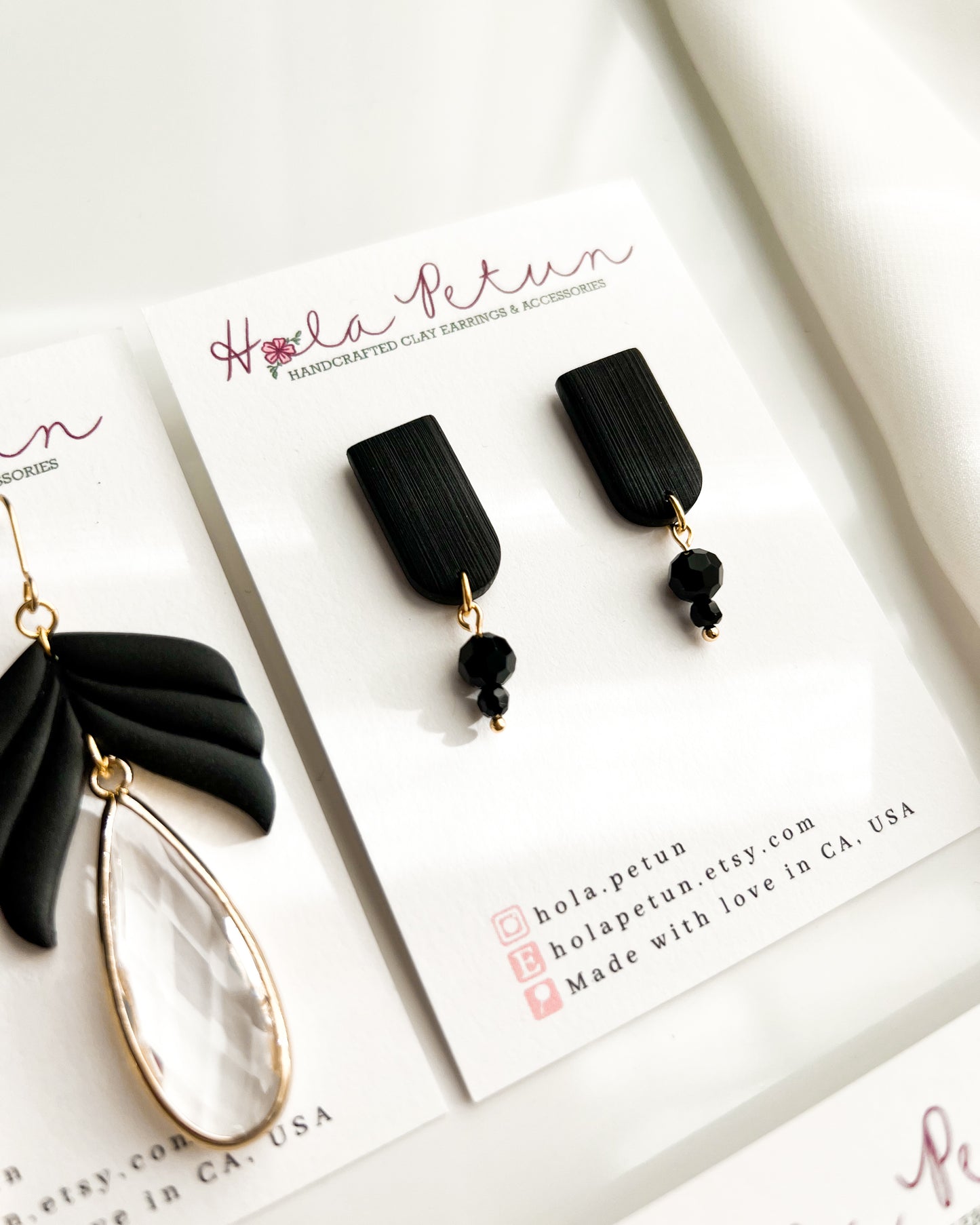 Black to Basics Earrings