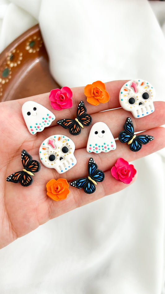 Day of the Dead Stud Earrings