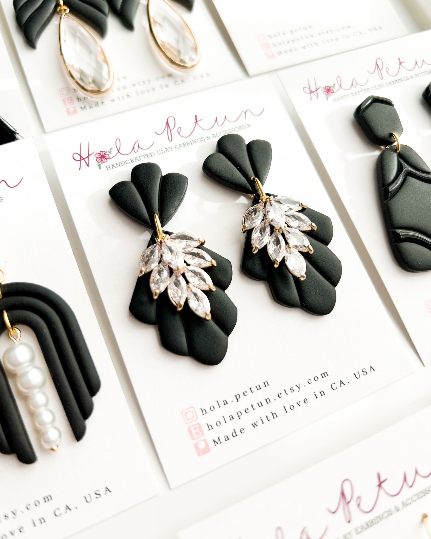 Black to Basics Earrings