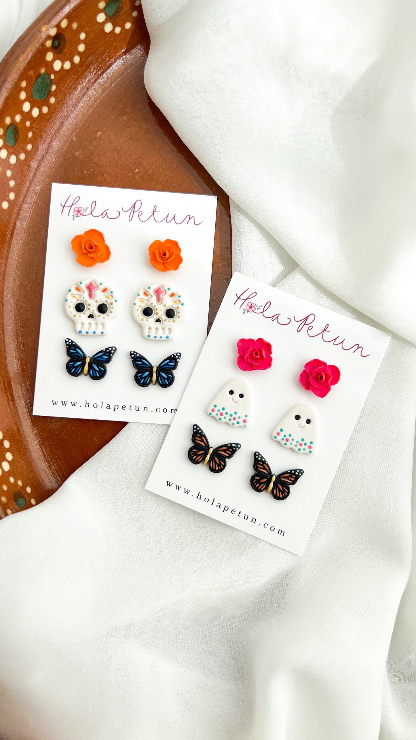 Day of the Dead Stud Earrings