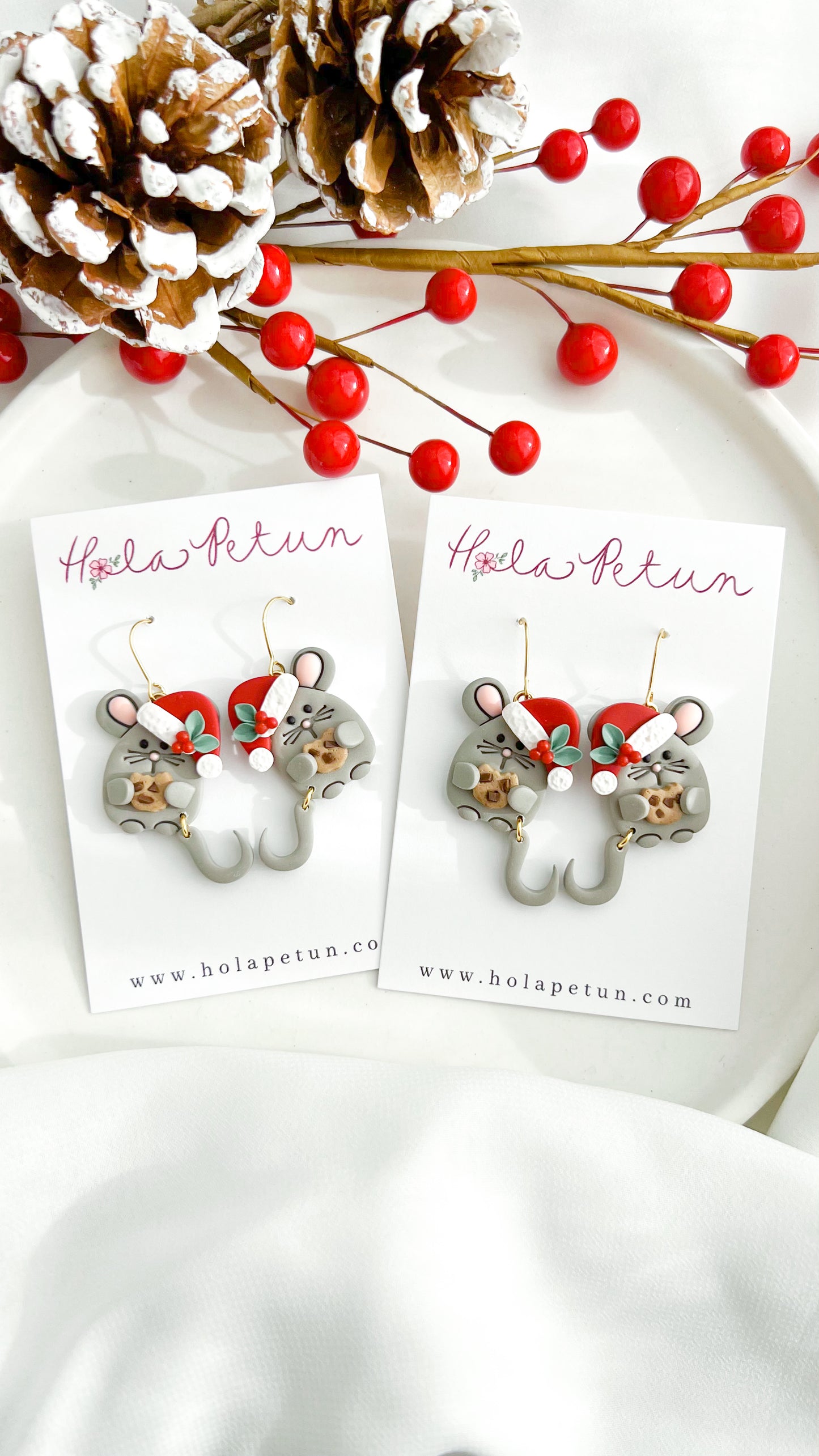 Cookie Mice Earrings