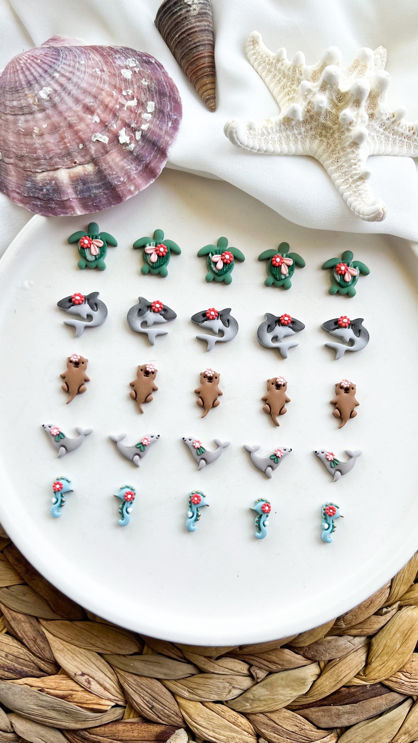 Sea Animal Stud Earrings