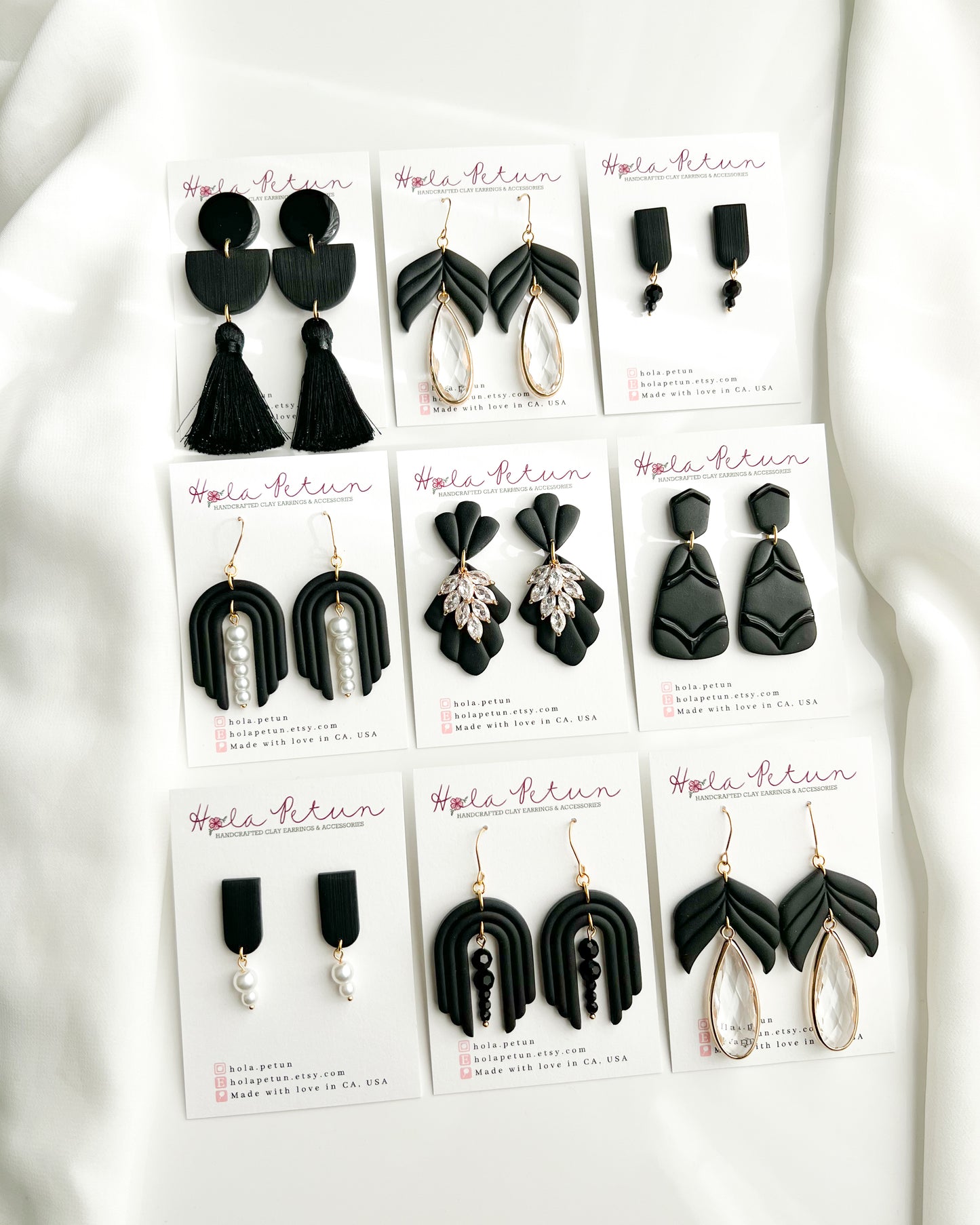 Black to Basics Earrings