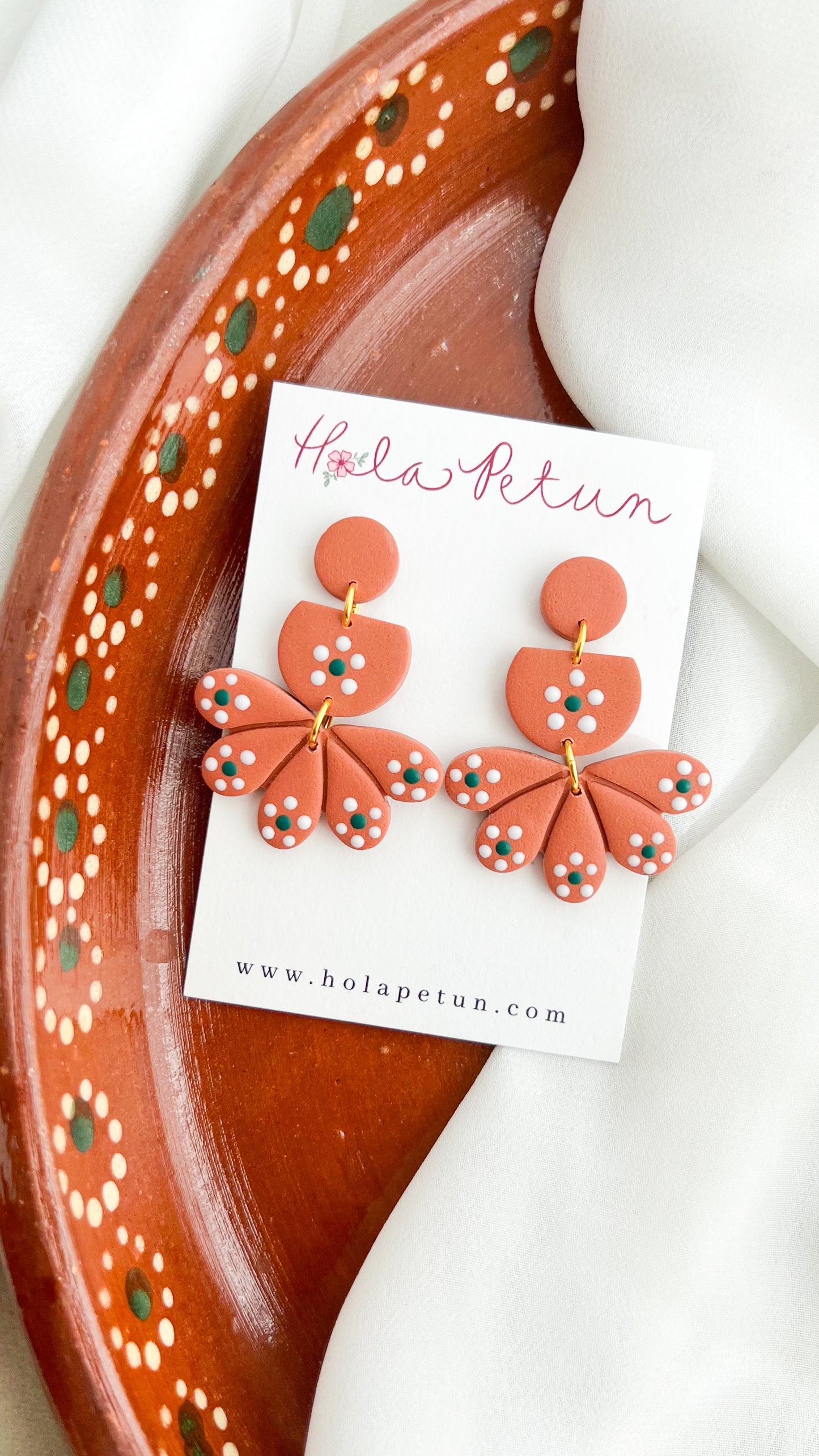 Olla de Barro Tiered Earrings