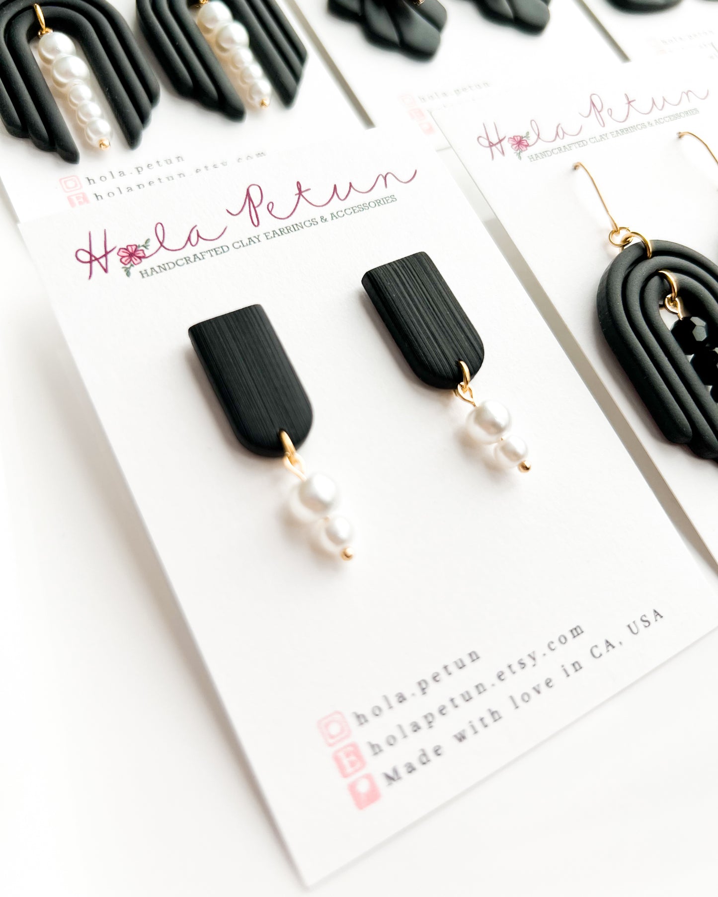 Black to Basics Earrings