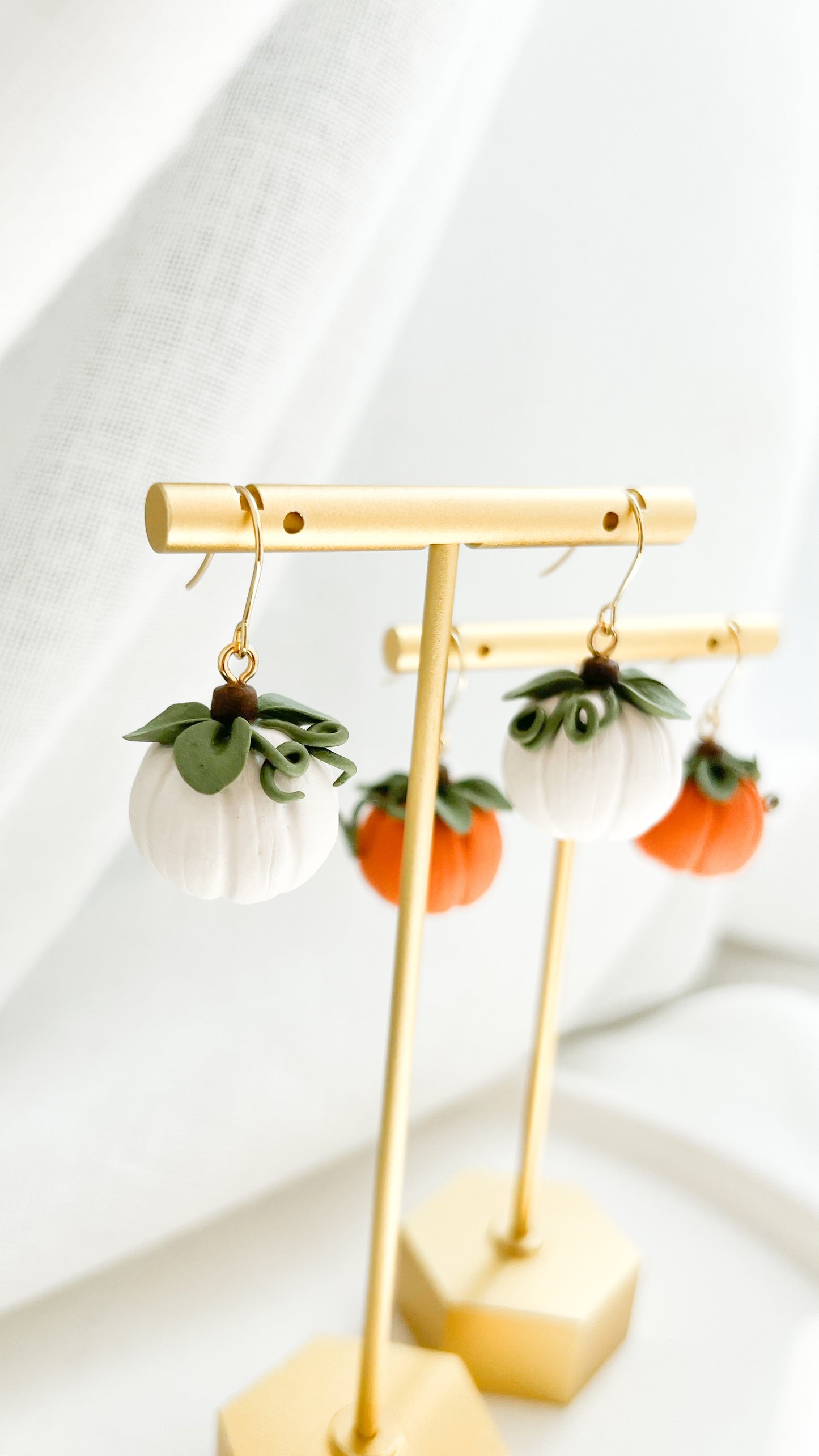 Pumpkin Charm Earrings