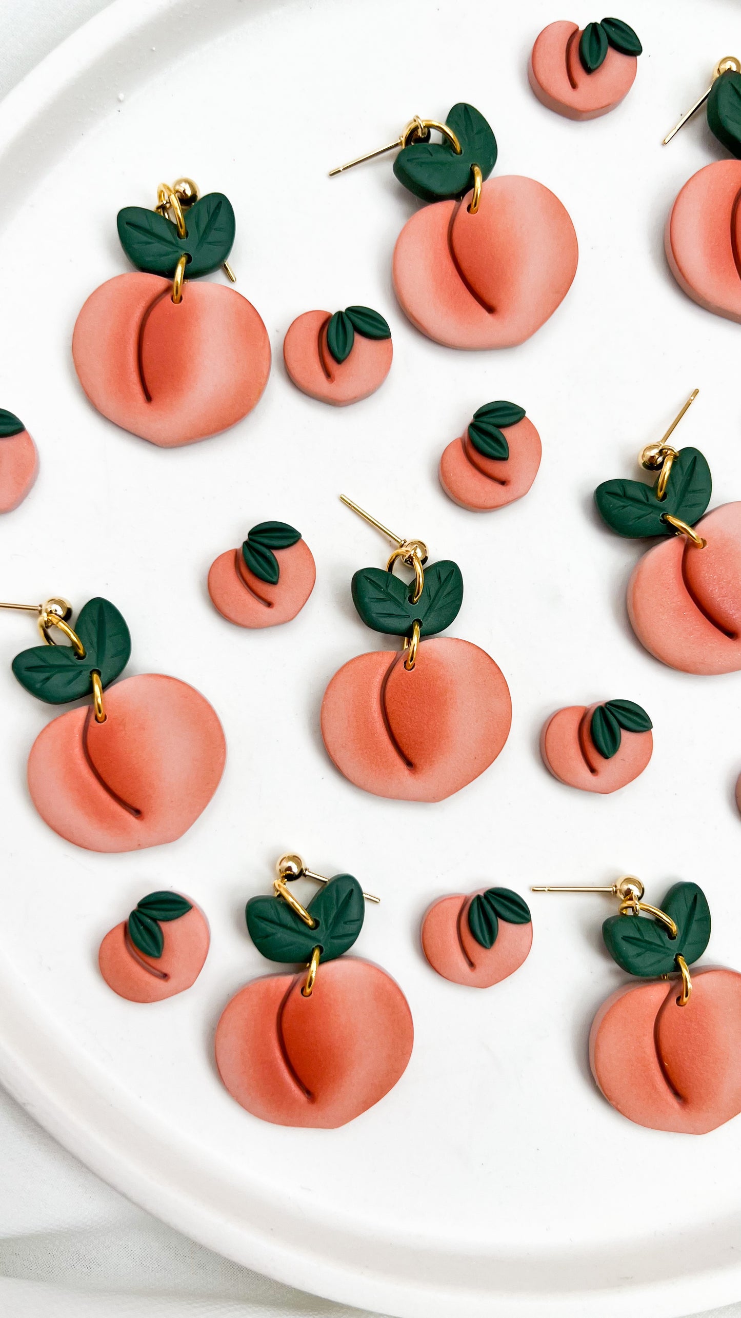 Peach Earrings