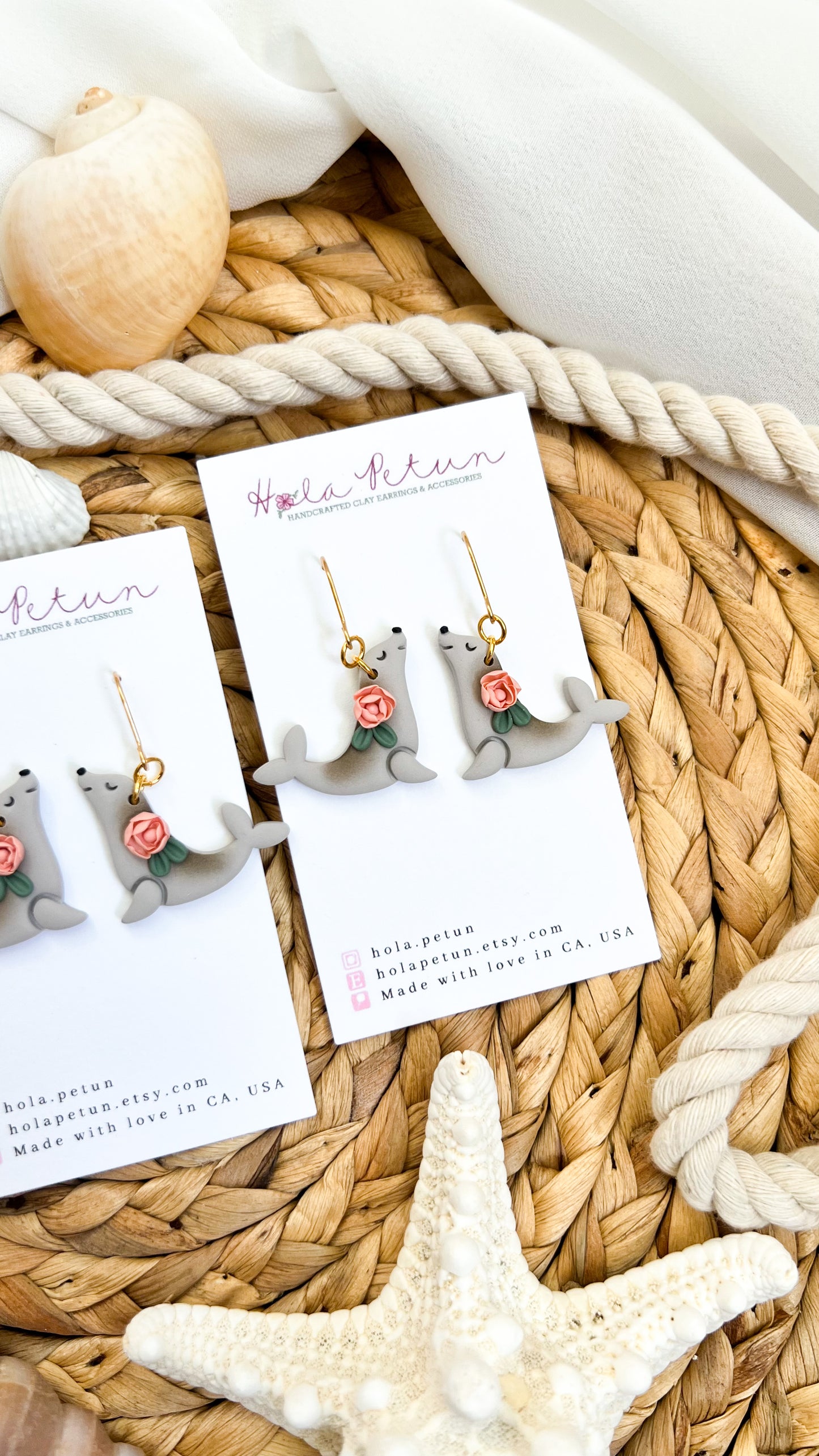 Seal Earrings