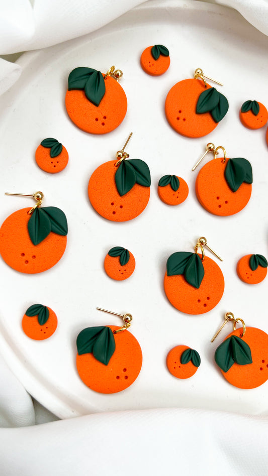 Orange Earrings