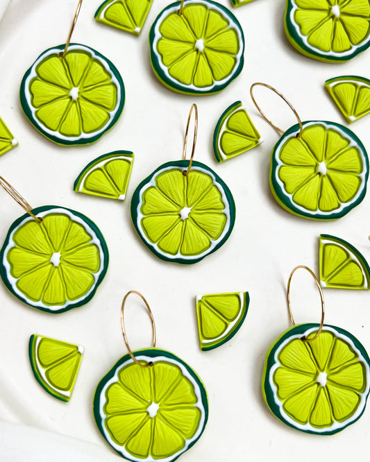 Lime Slice Earrings