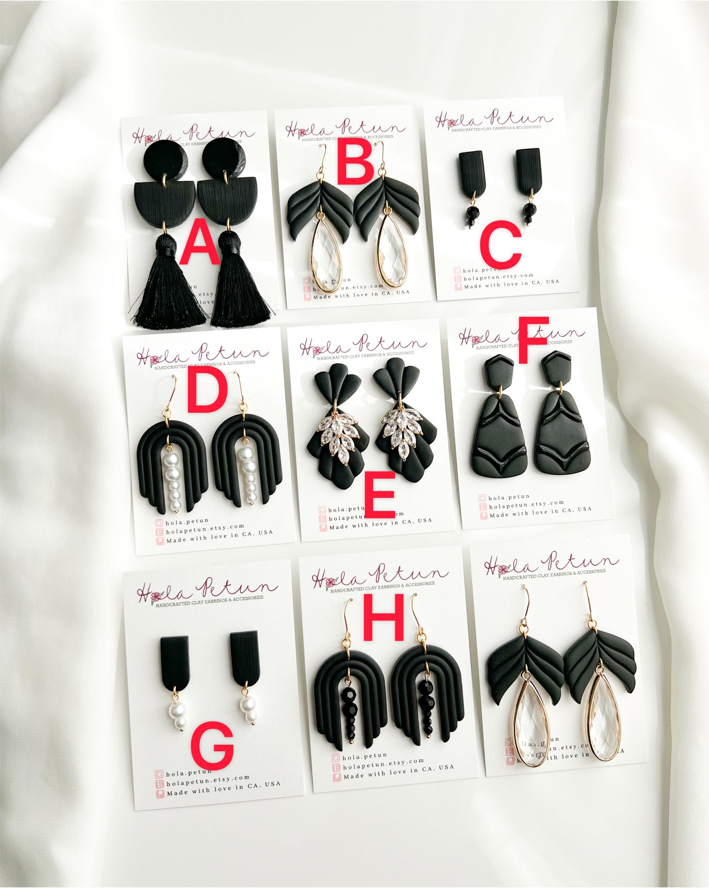 Black to Basics Earrings