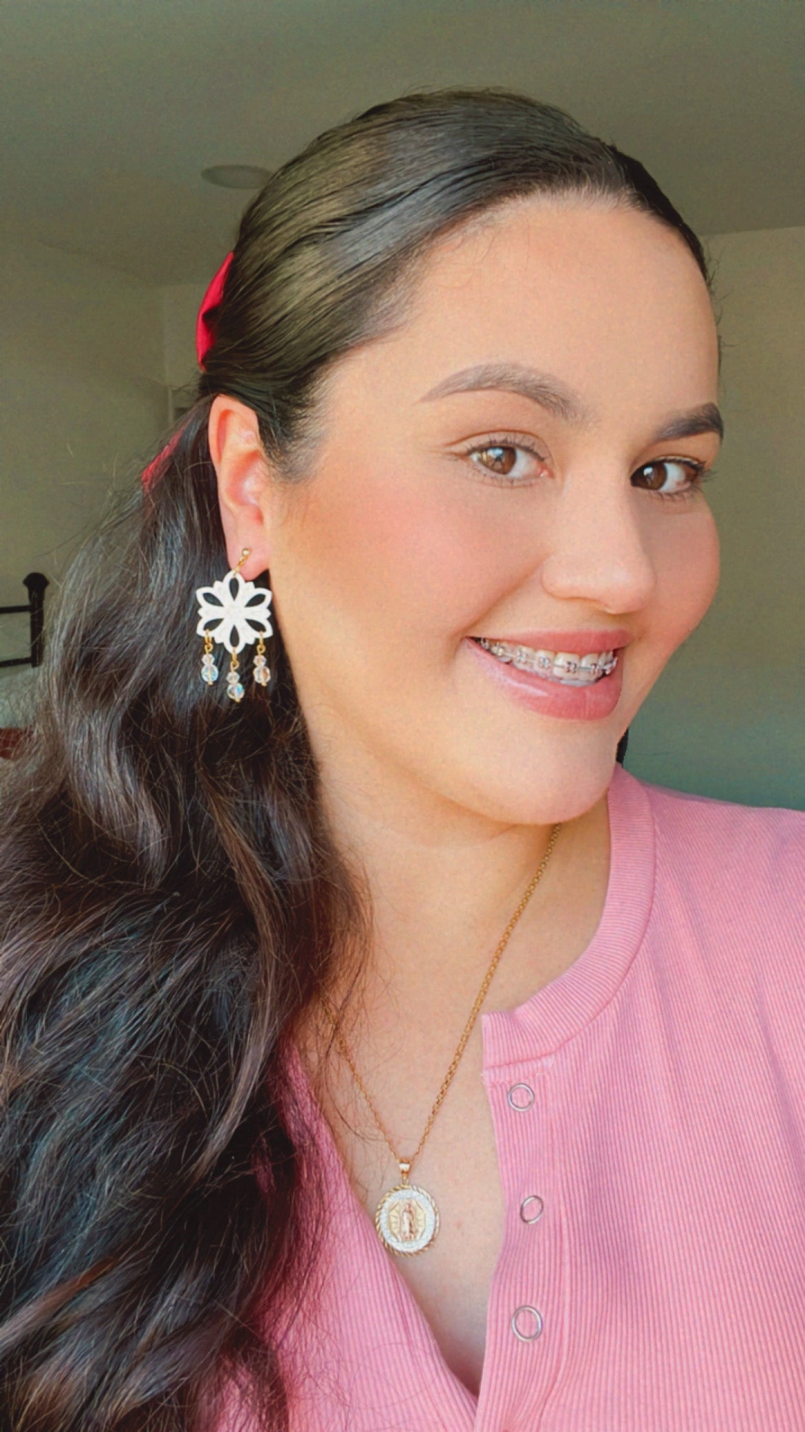 Snowflake Crystal Earrings