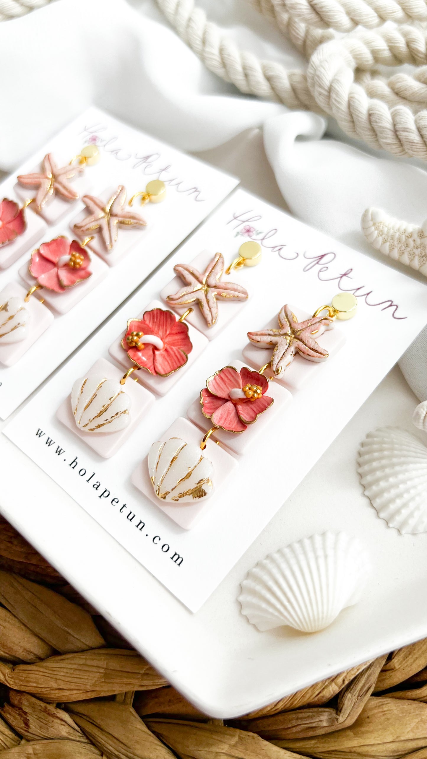 Beachy Trio Dangle Earrings