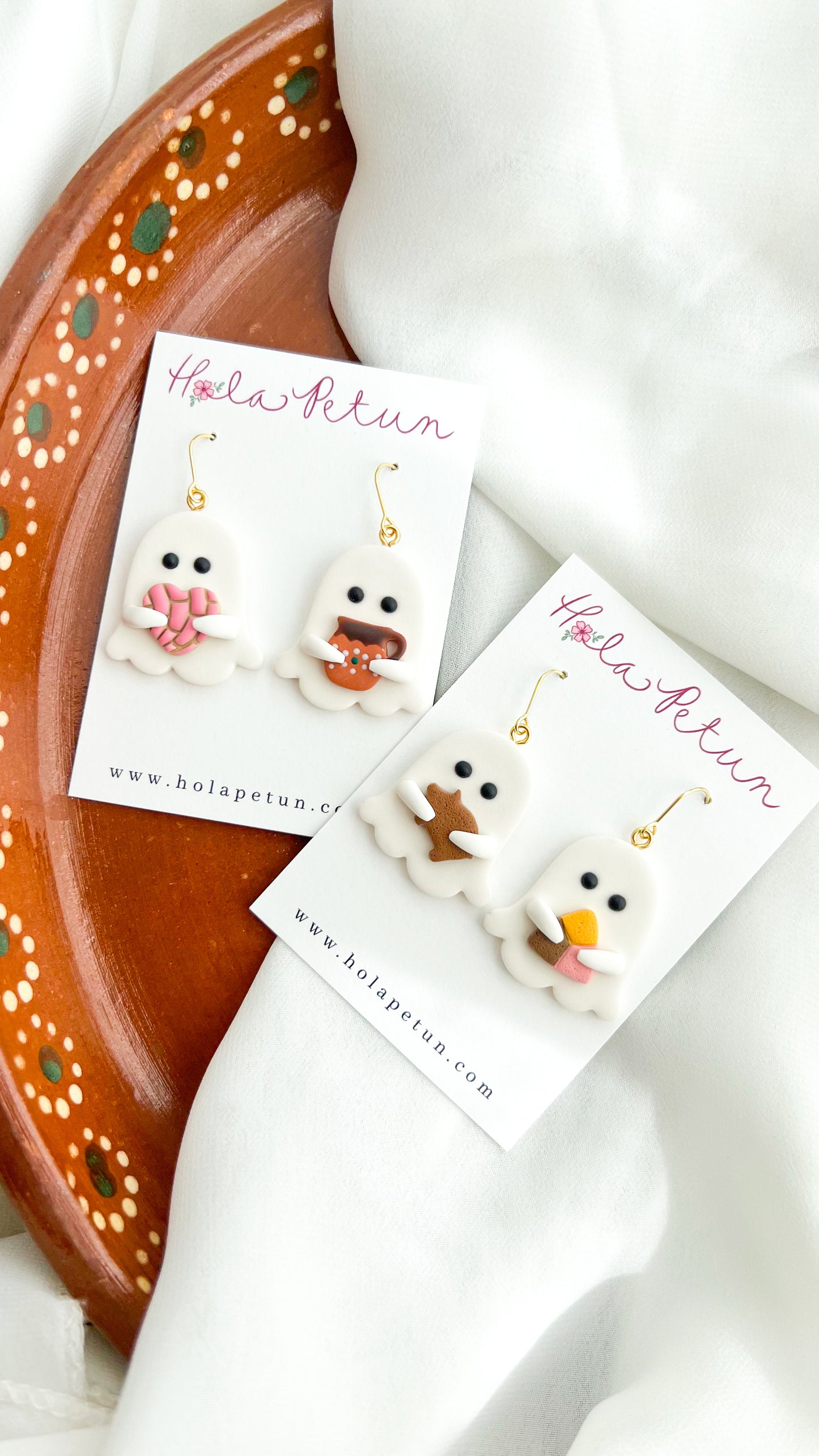 Pan Dulce Ghost Earrings