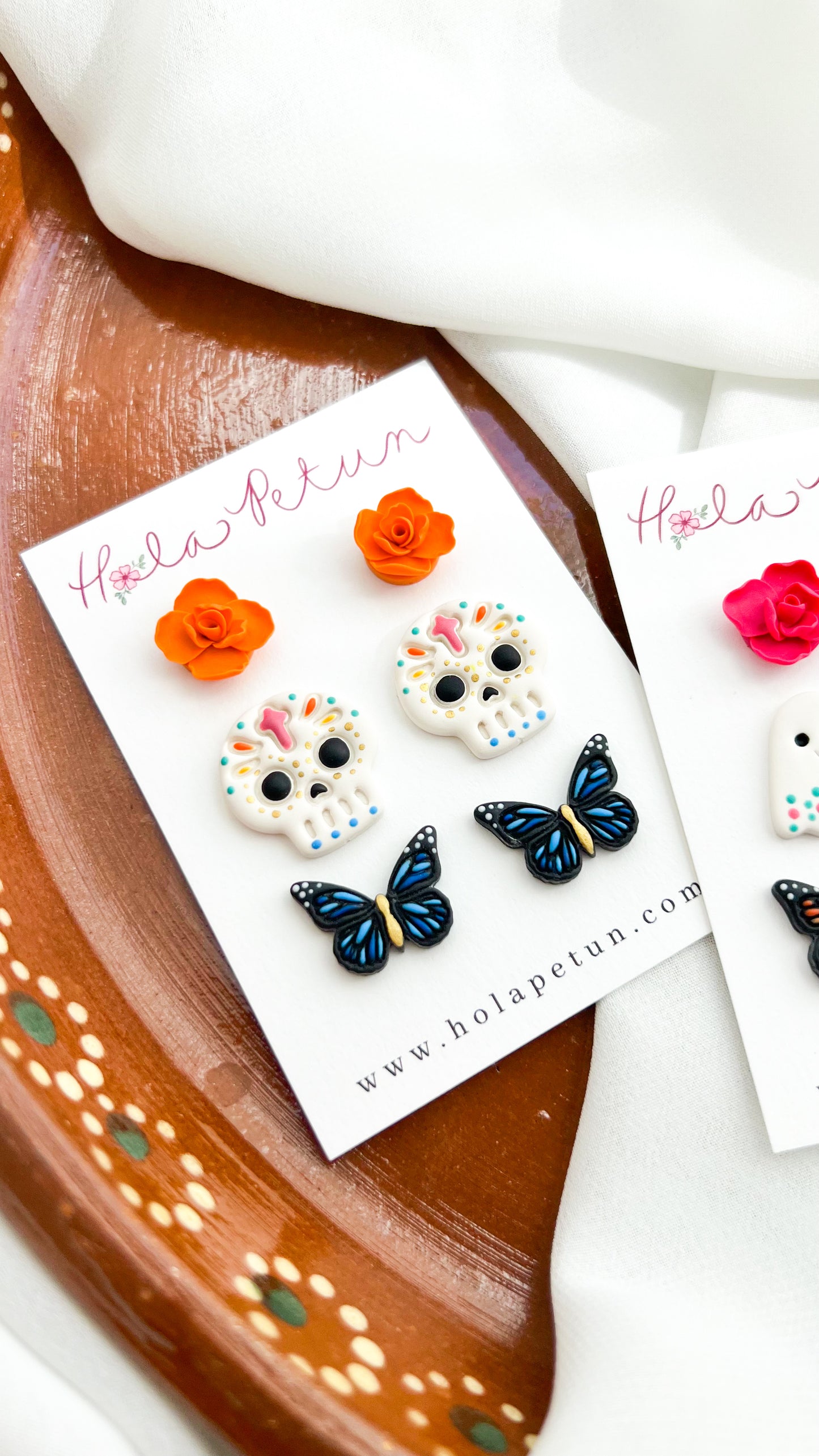 Day of the Dead Stud Earrings