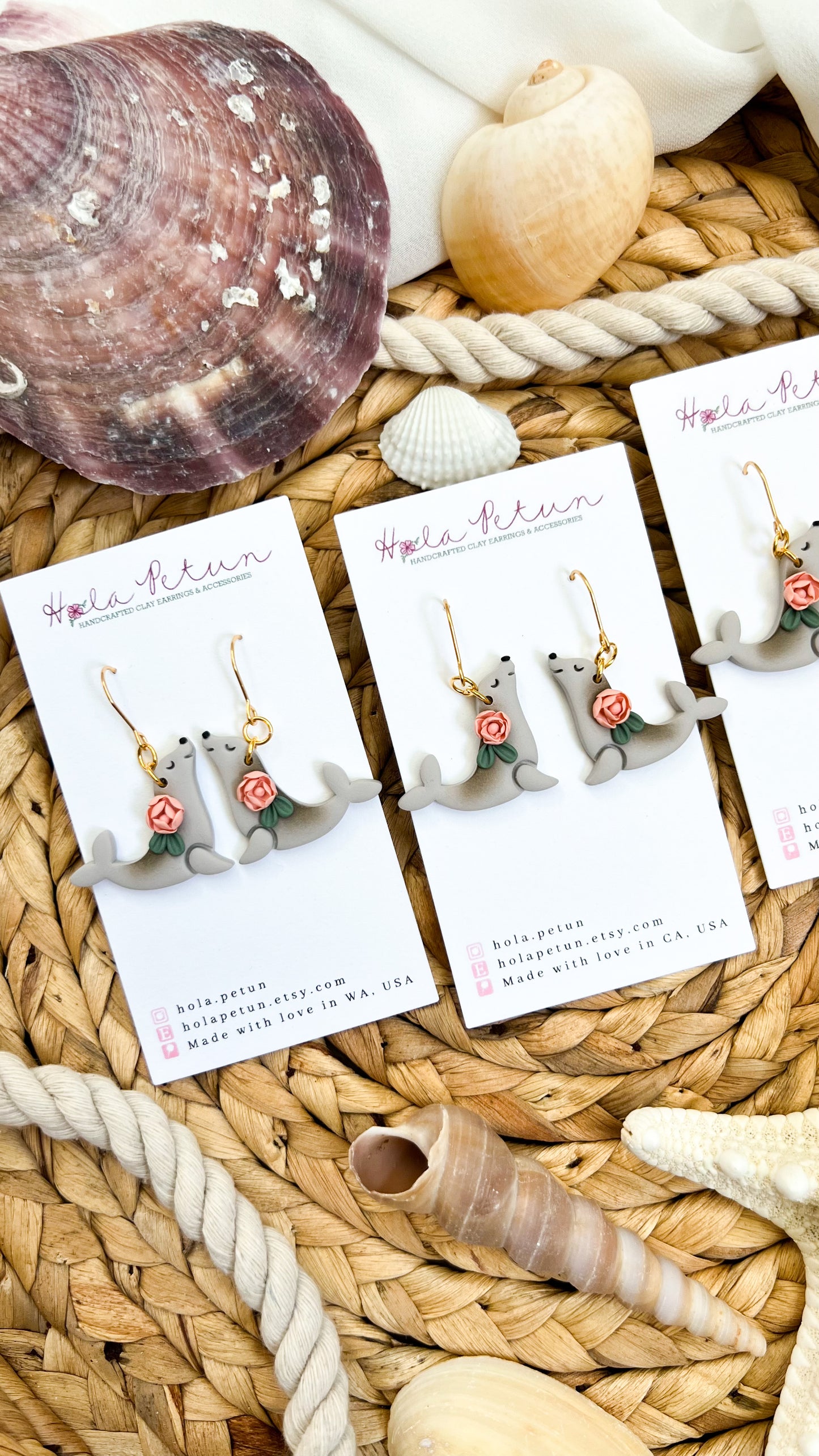 Seal Earrings