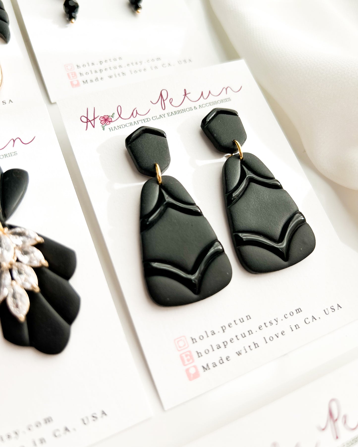 Black to Basics Earrings