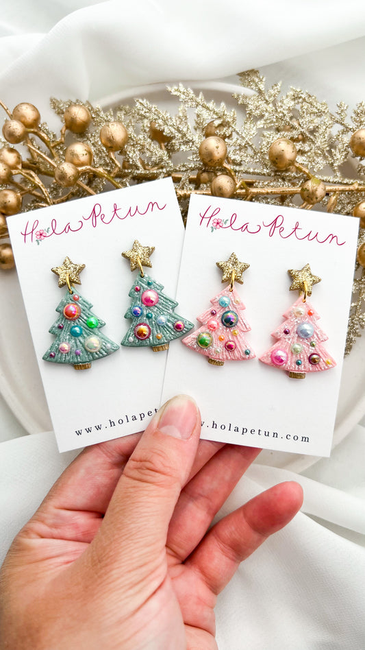 Multi Color Pearl Christmas Trees