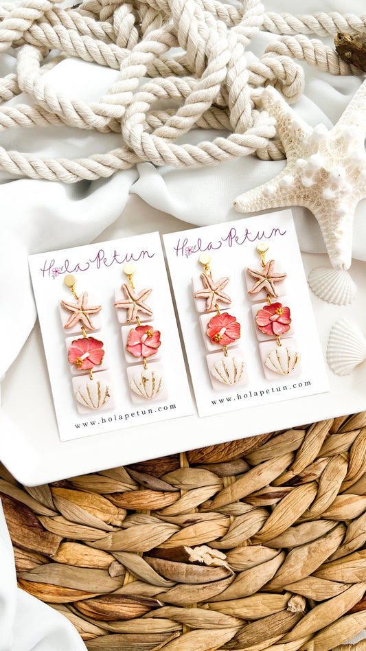 Beachy Trio Dangle Earrings