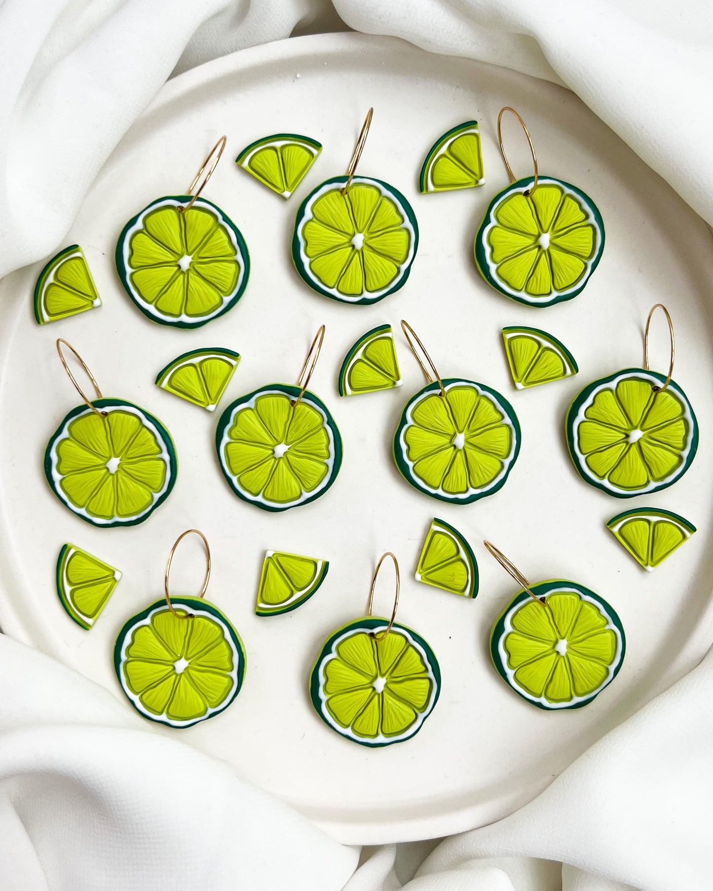 Lime Slice Earrings